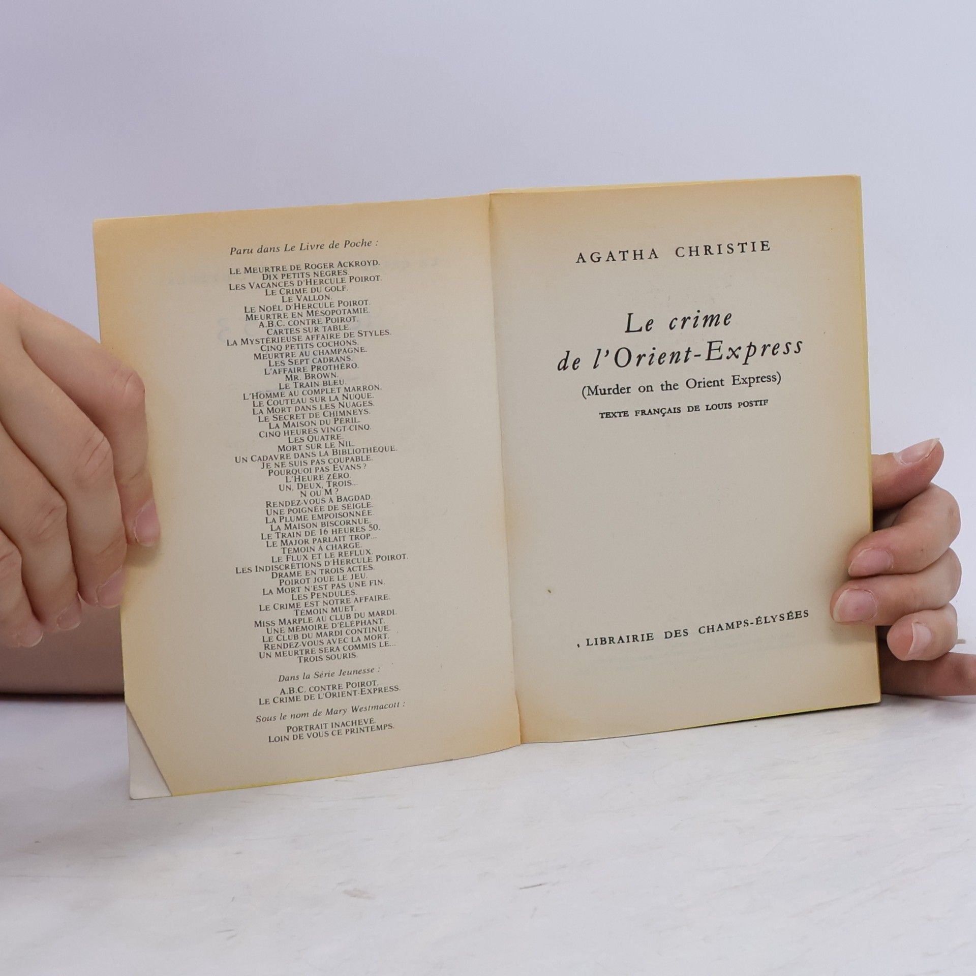Agatha Christie Le crime de l´Orient-Express