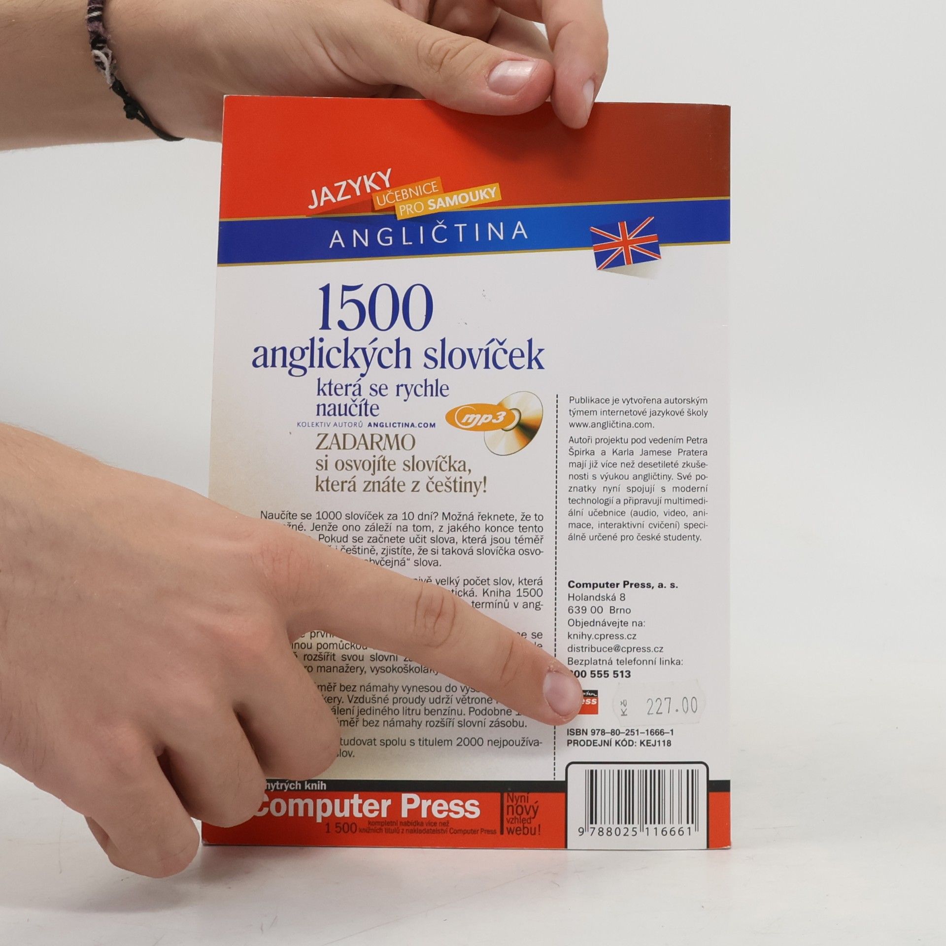 Autorenkollektiv 1500 anglických slovíček, která se rychle naučíte