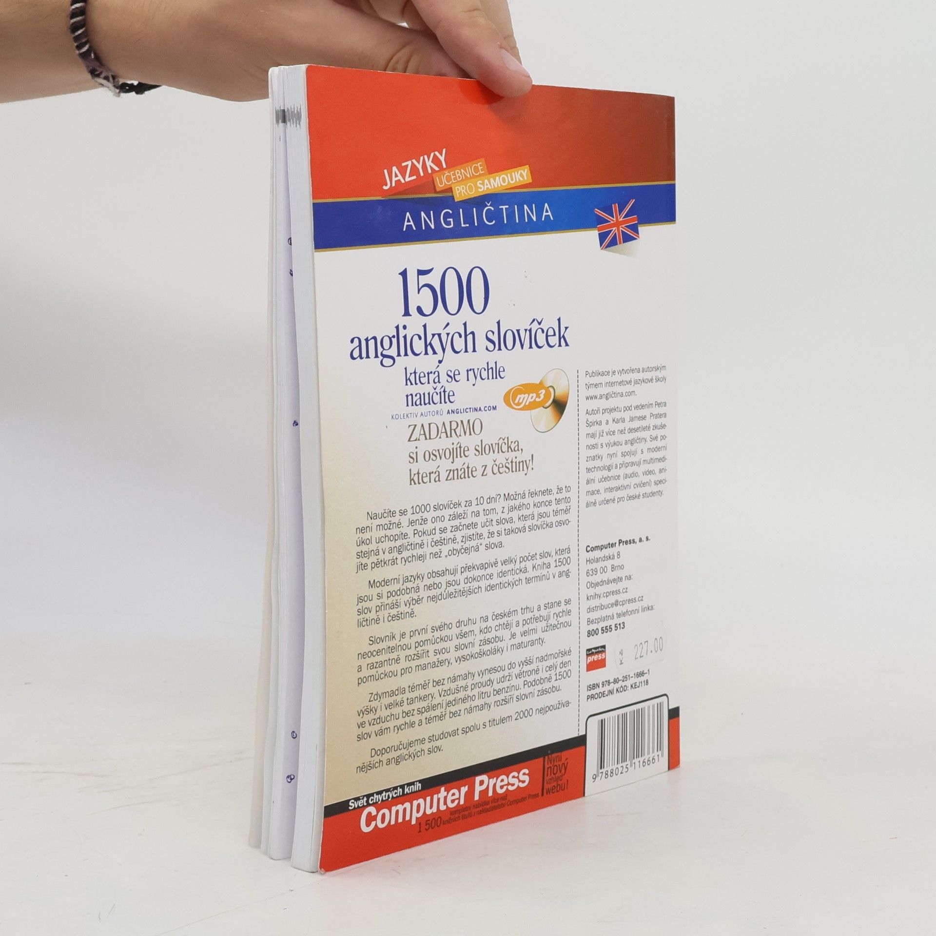 Autorenkollektiv 1500 anglických slovíček, která se rychle naučíte