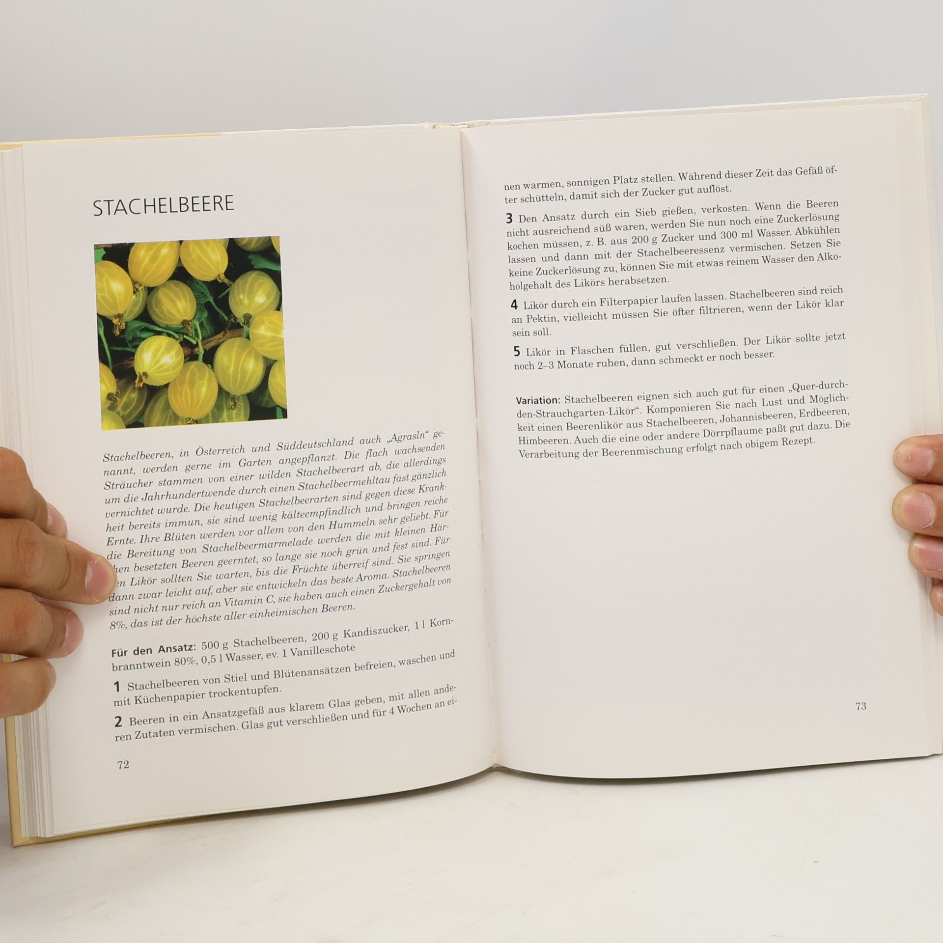 Franz Severin Berger Liköre und Ansatzschnäpse aus dem Garten der Natur