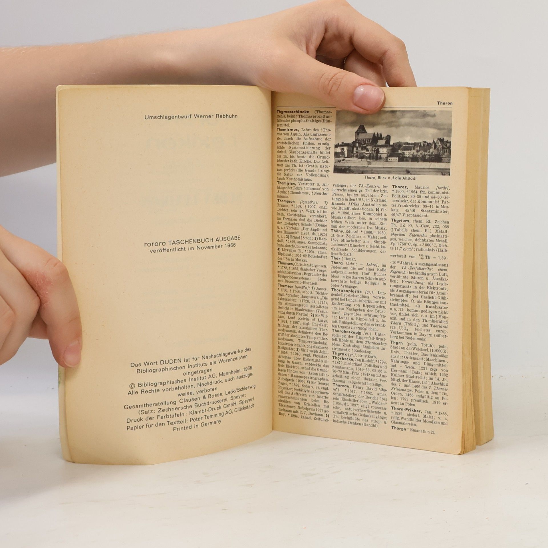 Collectif d'auteurs Rororo-Lexikon in neun Bänden. Duden-Lexikon Taschenbuchausgabe 9