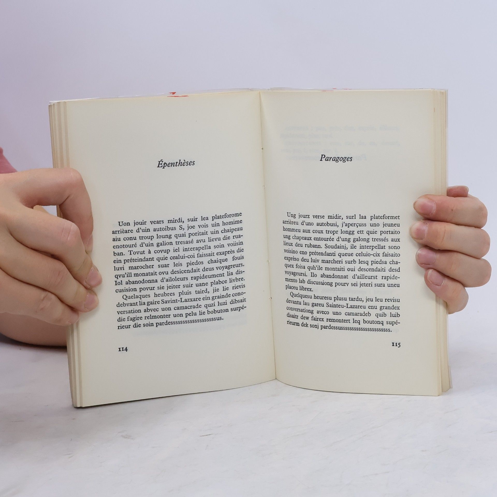 Raymond Queneau Exercices de style