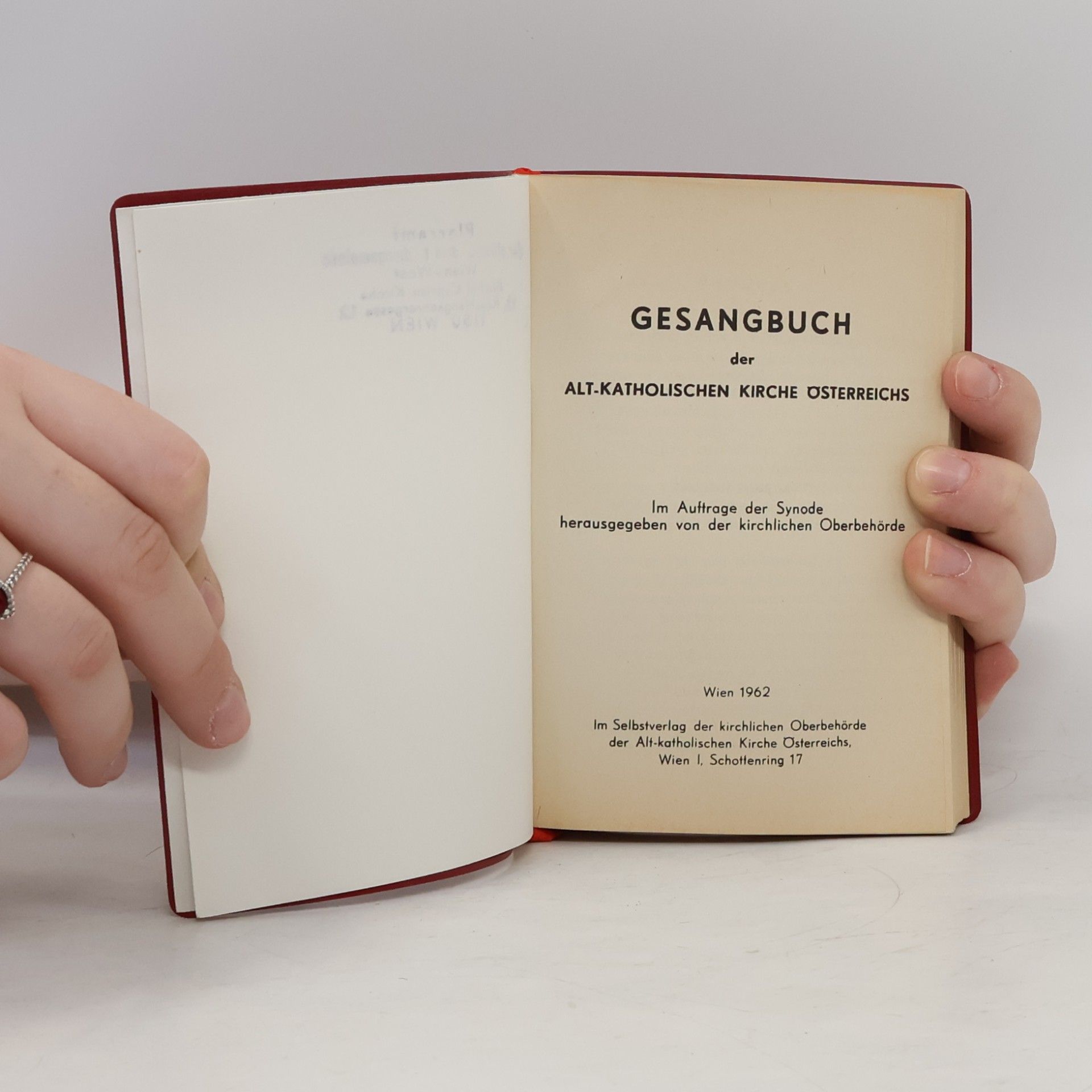 kolektiv Gesangbuch der Alt-Katholischen Kirche Österreichs
