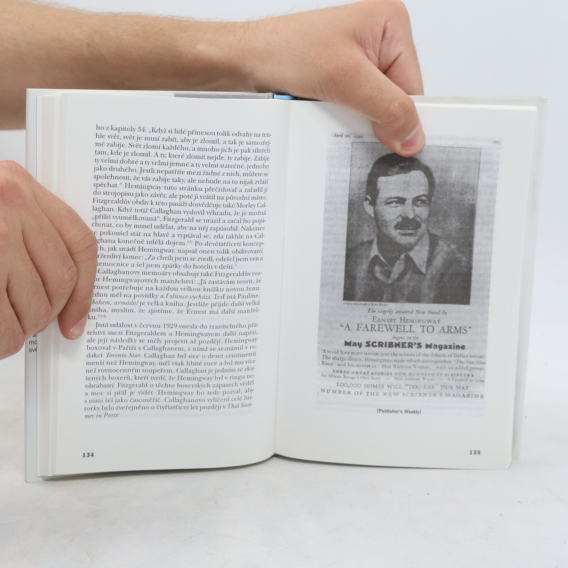 Matthew Joseph Bruccoli Fitzgerald a Hemingway. Nebezpečné přátelství