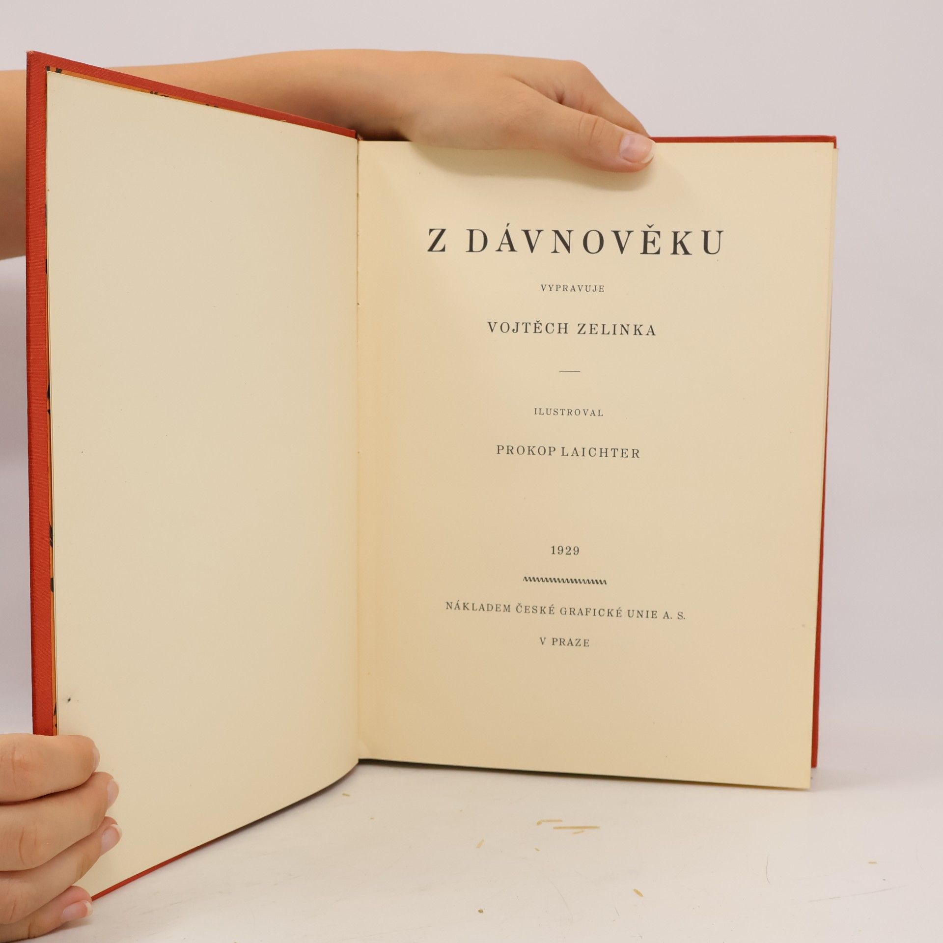 Vojtěch Zelinka Z dávnověku - řecké báje (A4, Ocpl, 249 s., il. P. Laichter)