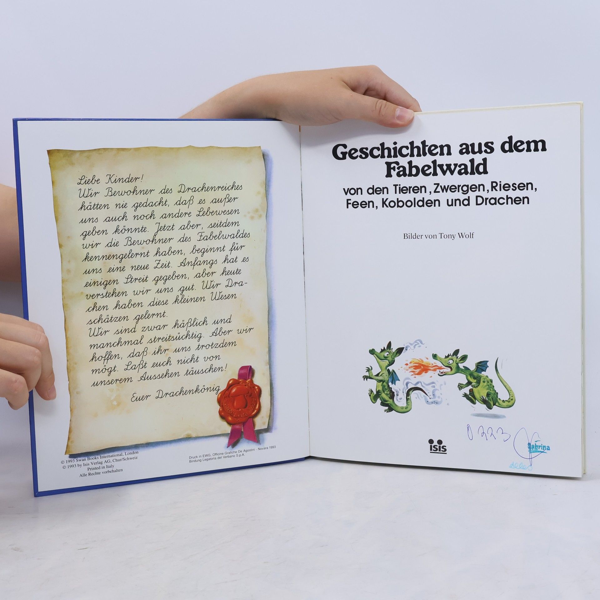 Tony Wolf Geschichten aus dem Fabelwald