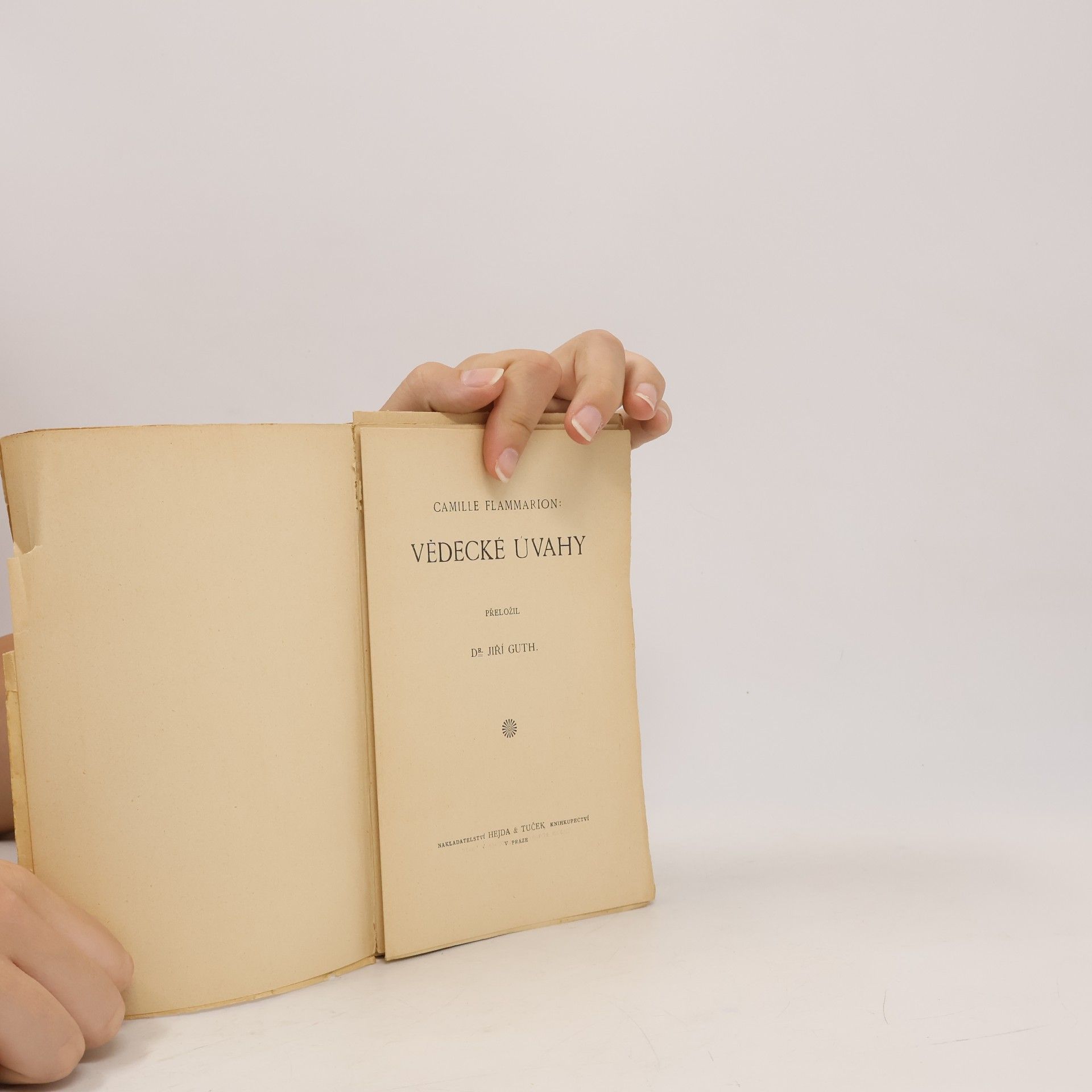 Camille Flammarion Vědecké úvahy