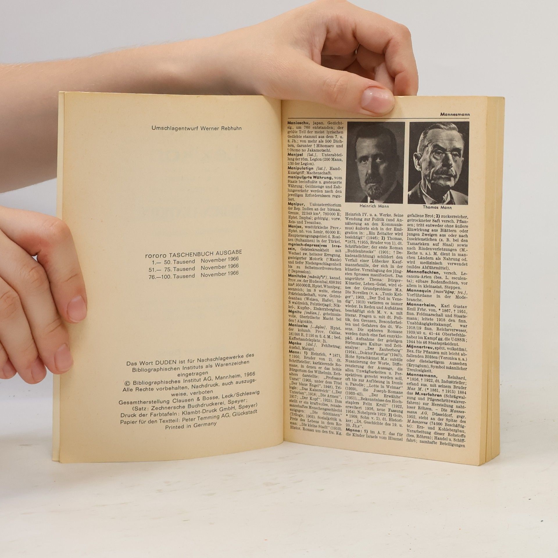 Various authors Duden Lexikon Taschenbuchausgabe 6