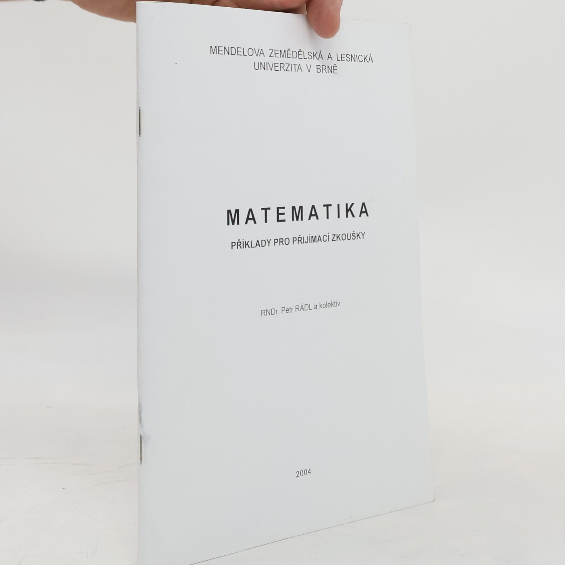 Petr Rádl Matematika : příklady pro přijímací zkoušky