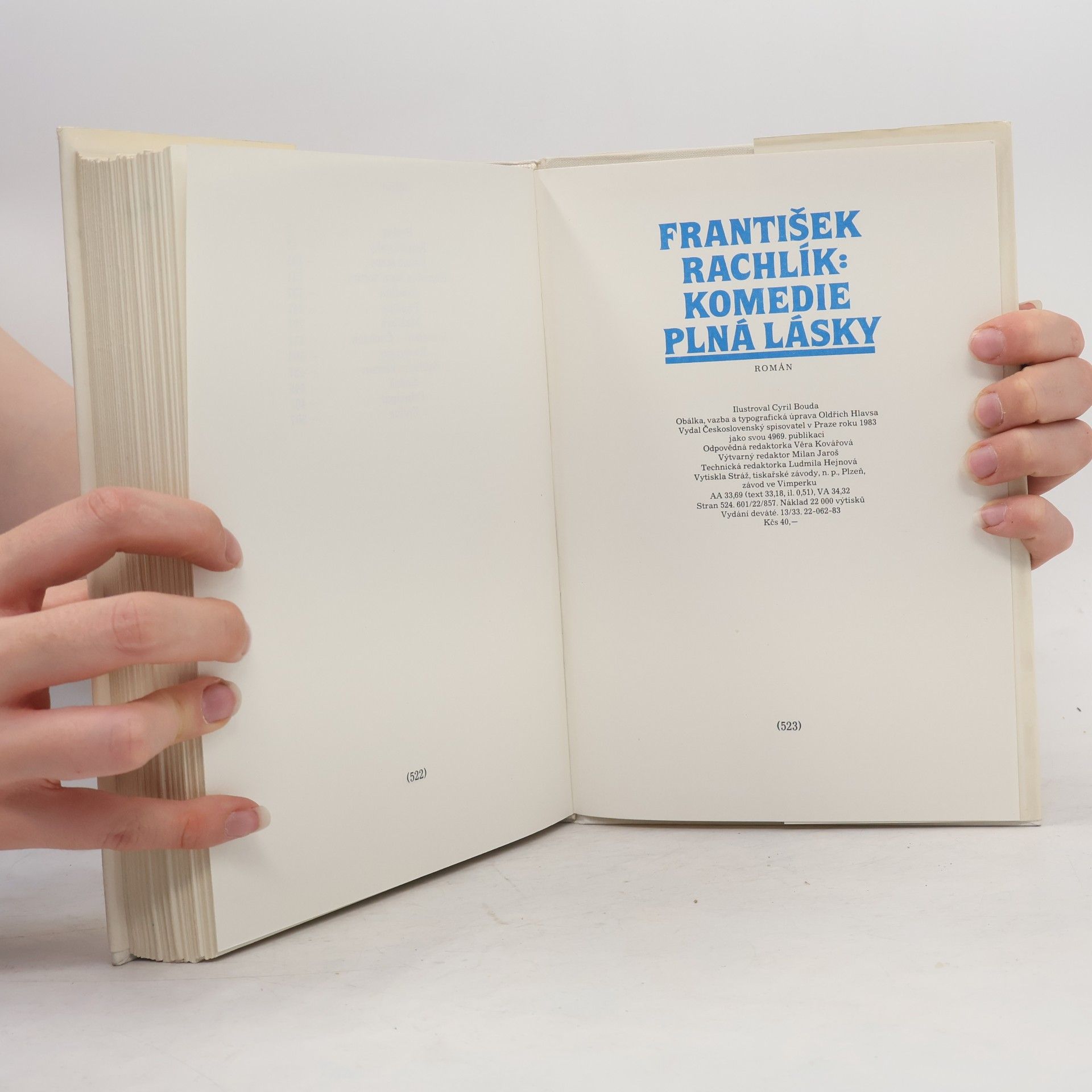 František Rachlík Komedie plná lásky