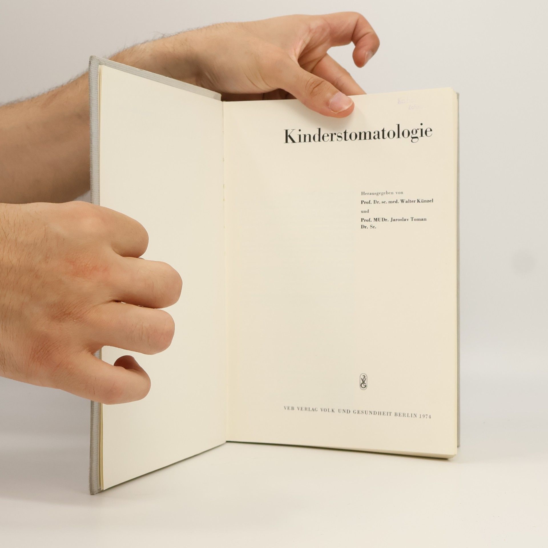 W. Künzel Kinderstomatologie