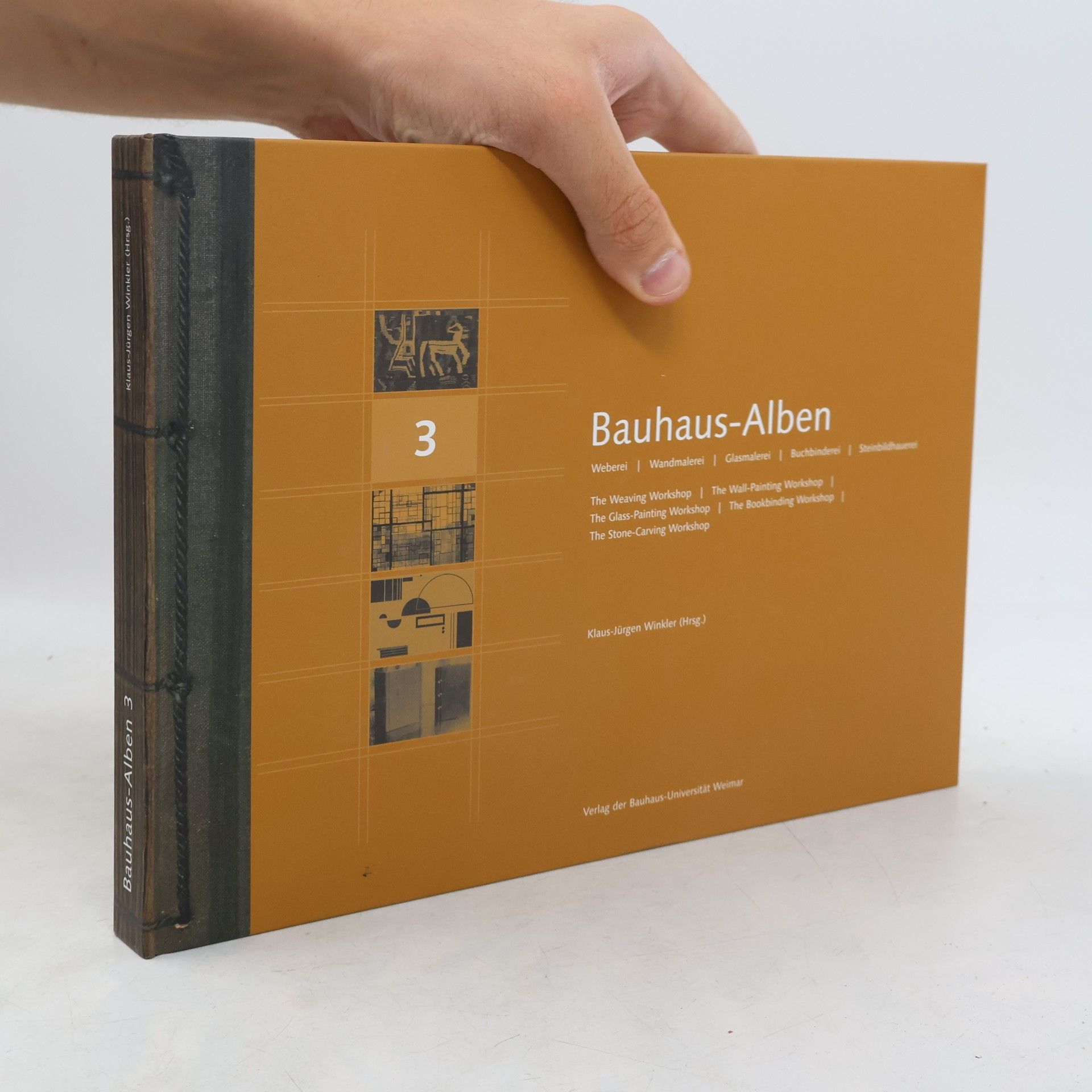 Klaus-Jürgen Winkler Bauhaus-Alben 3: Weberei, Wandmalerei, Glasmalerei, Buchbinderei, Steinbildhauerei