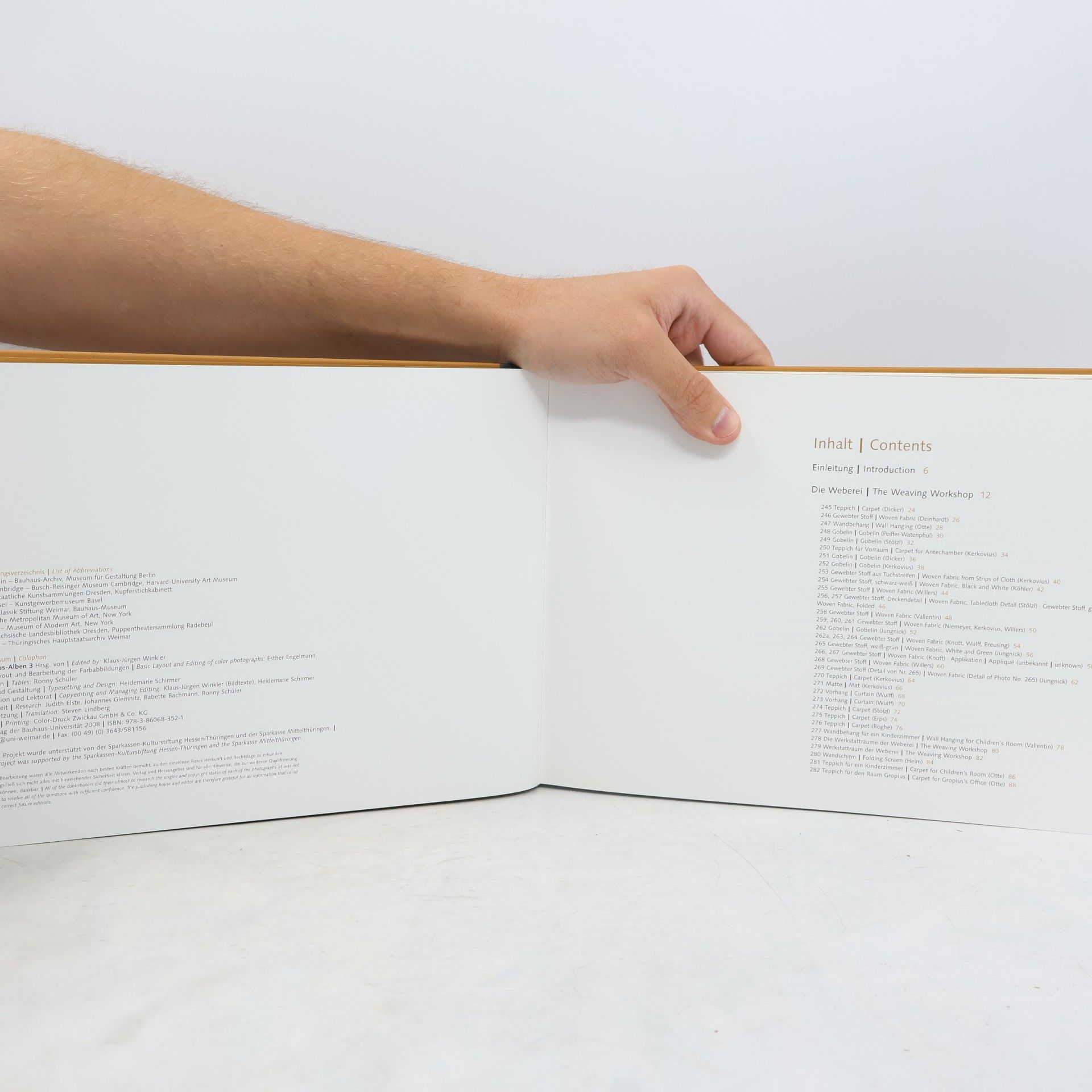 Klaus-Jürgen Winkler Bauhaus-Alben 3: Weberei, Wandmalerei, Glasmalerei, Buchbinderei, Steinbildhauerei