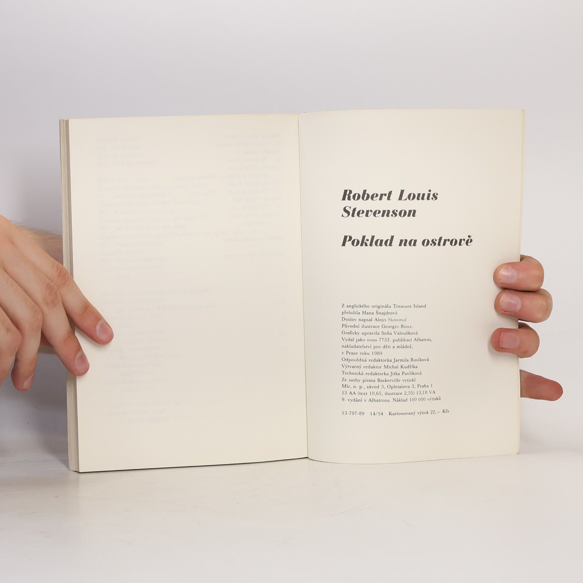 Robert Louis Stevenson Poklad na ostrově