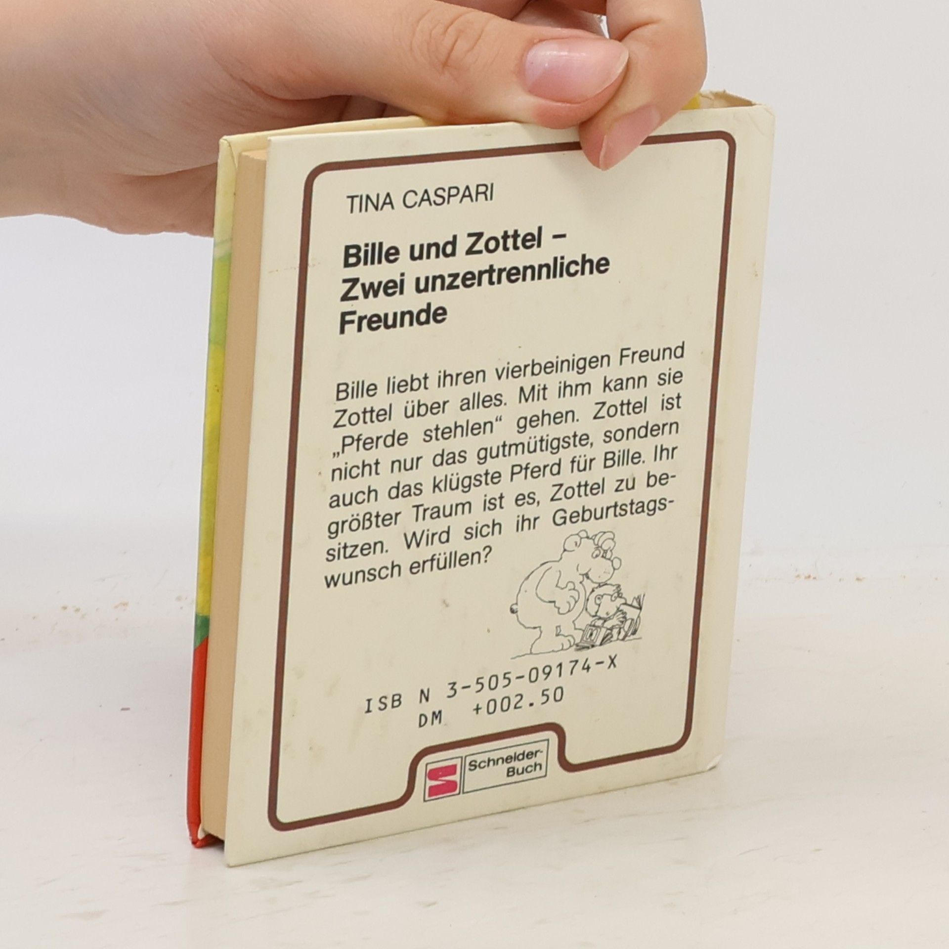 Tina Caspari Bille und Zottel, Zwei unzertrennliche Freunde Minibuch