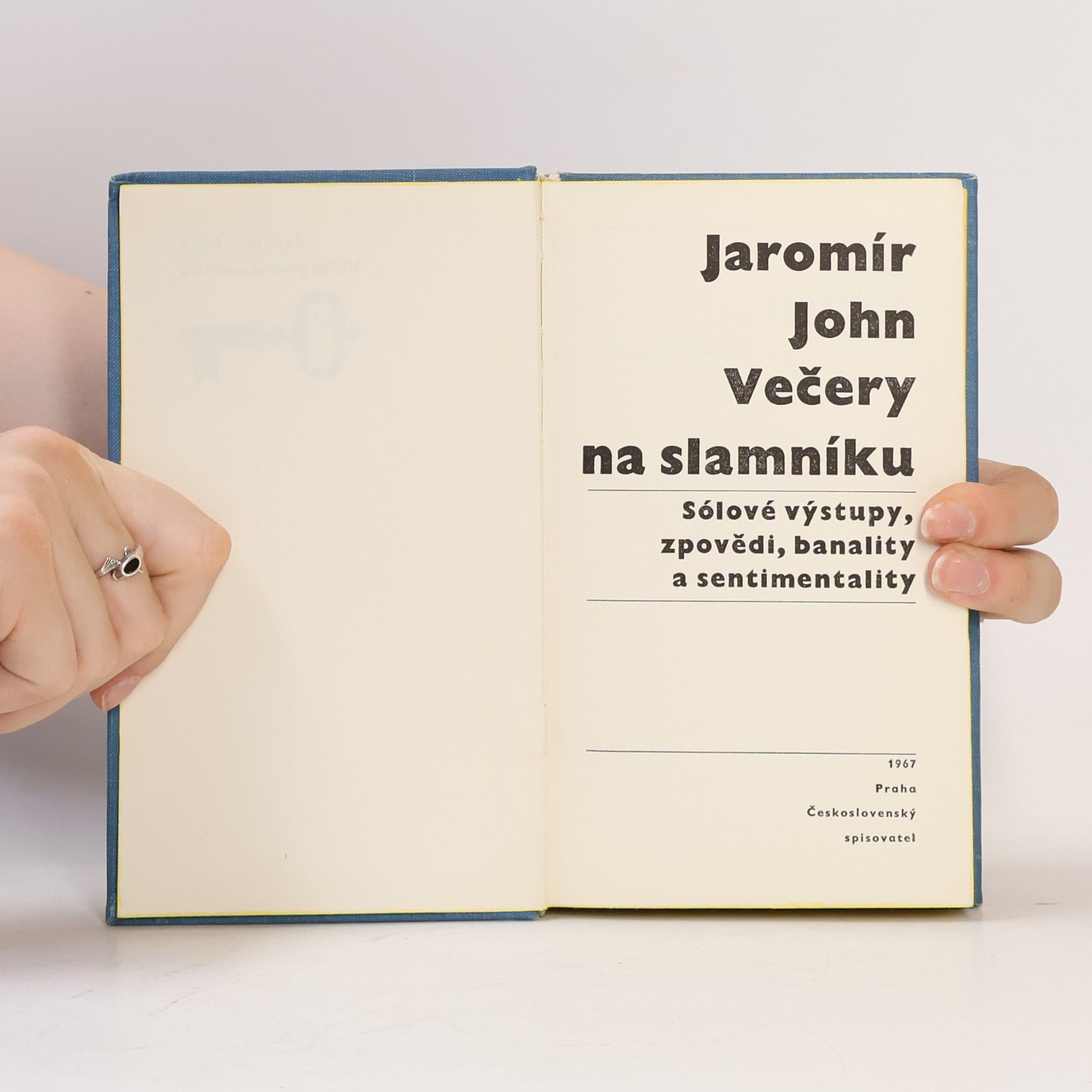 Jaromír John Večery na slamníku