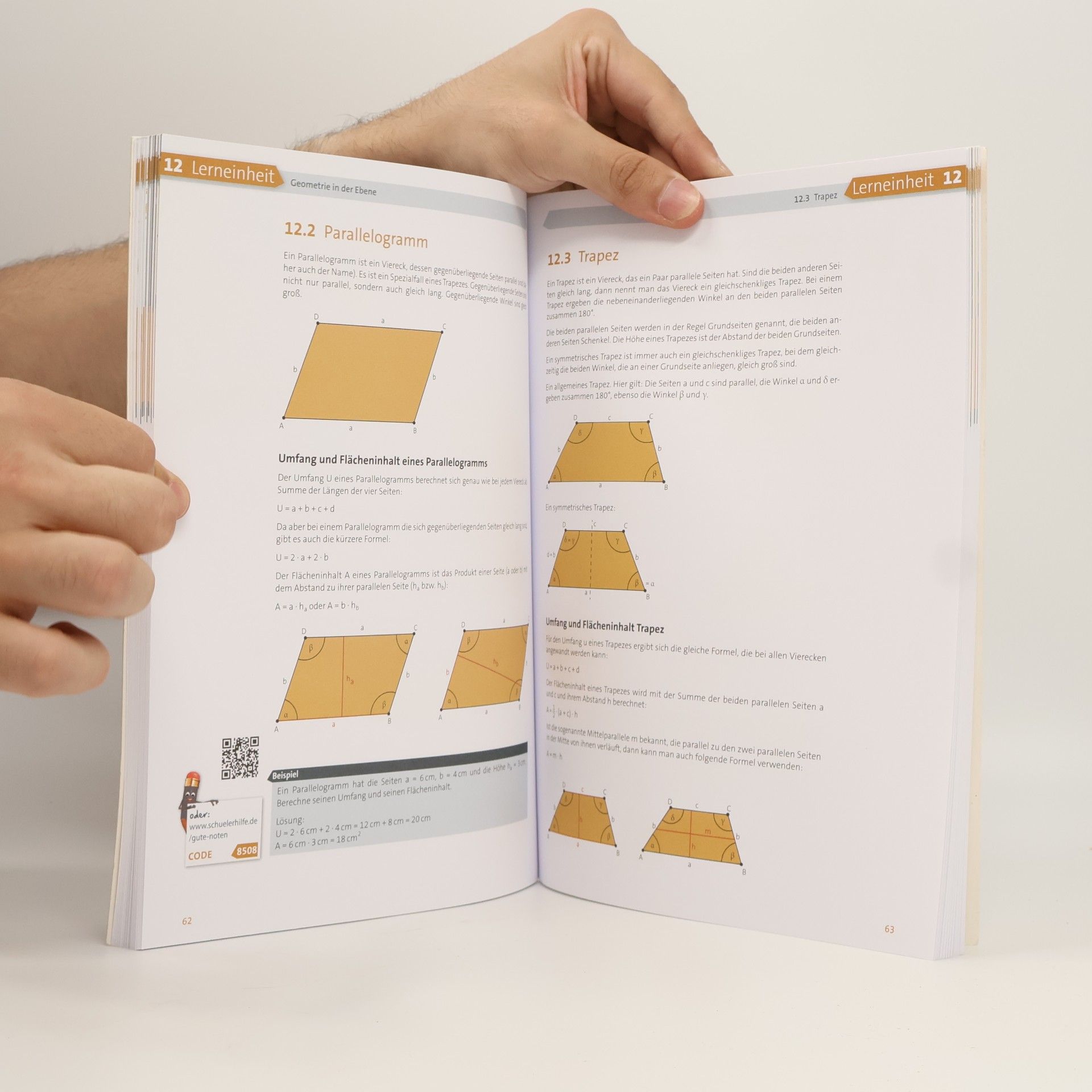 Autores varios Mathe: Gute Noten mit der Schülerhilfe. 7.-8. Klasse