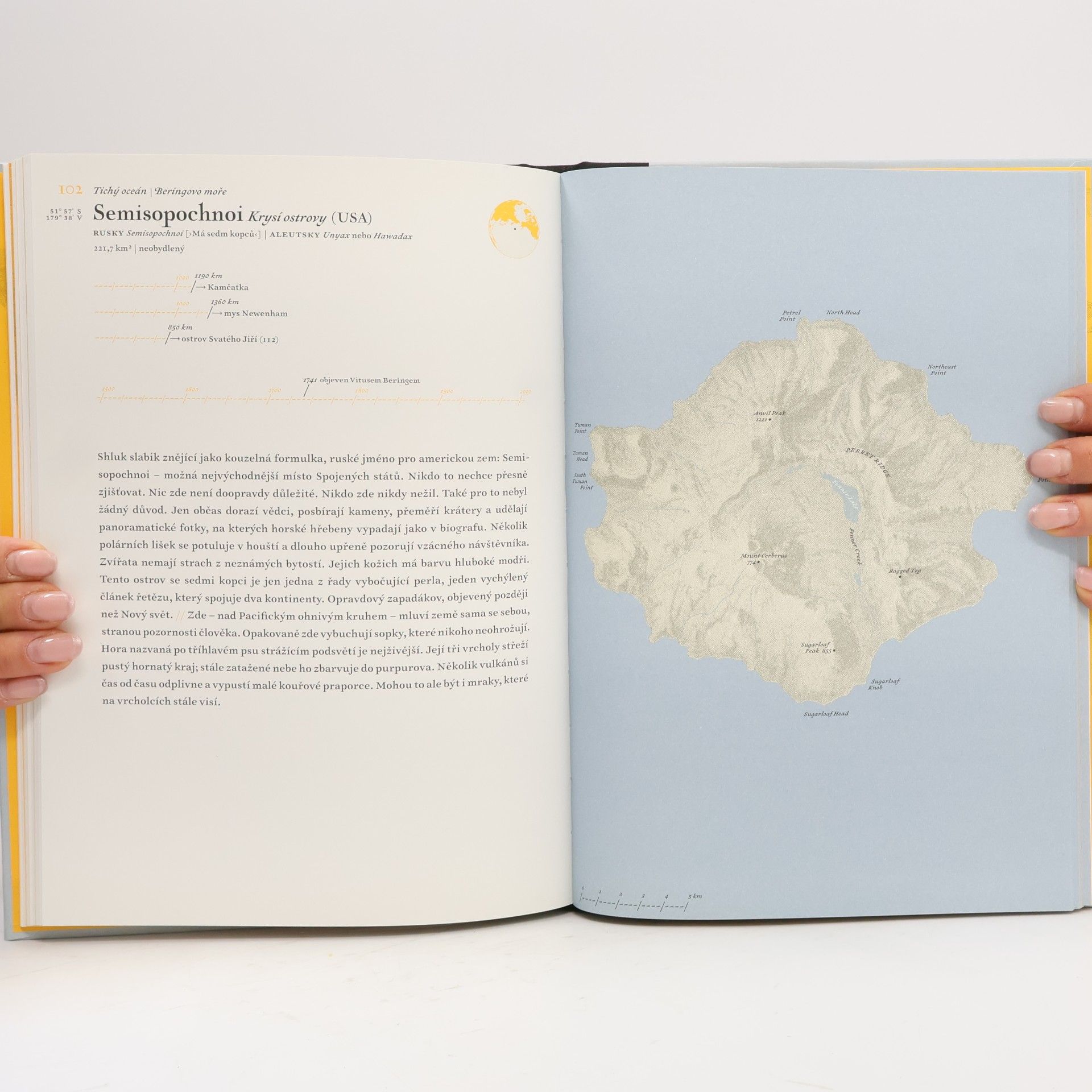 Judith Schalansky Atlas odlehlých ostrovů. Padesát ostrovů, které jsem nikdy nenavštívila a nikdy nenavštívím