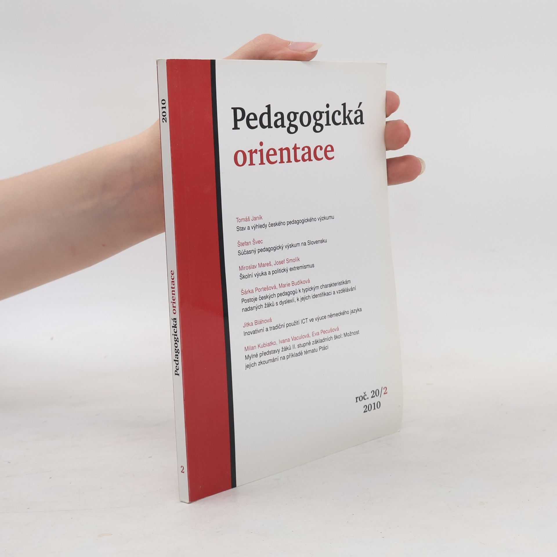 Auteurscollectief Pedagogická orientace 20/2