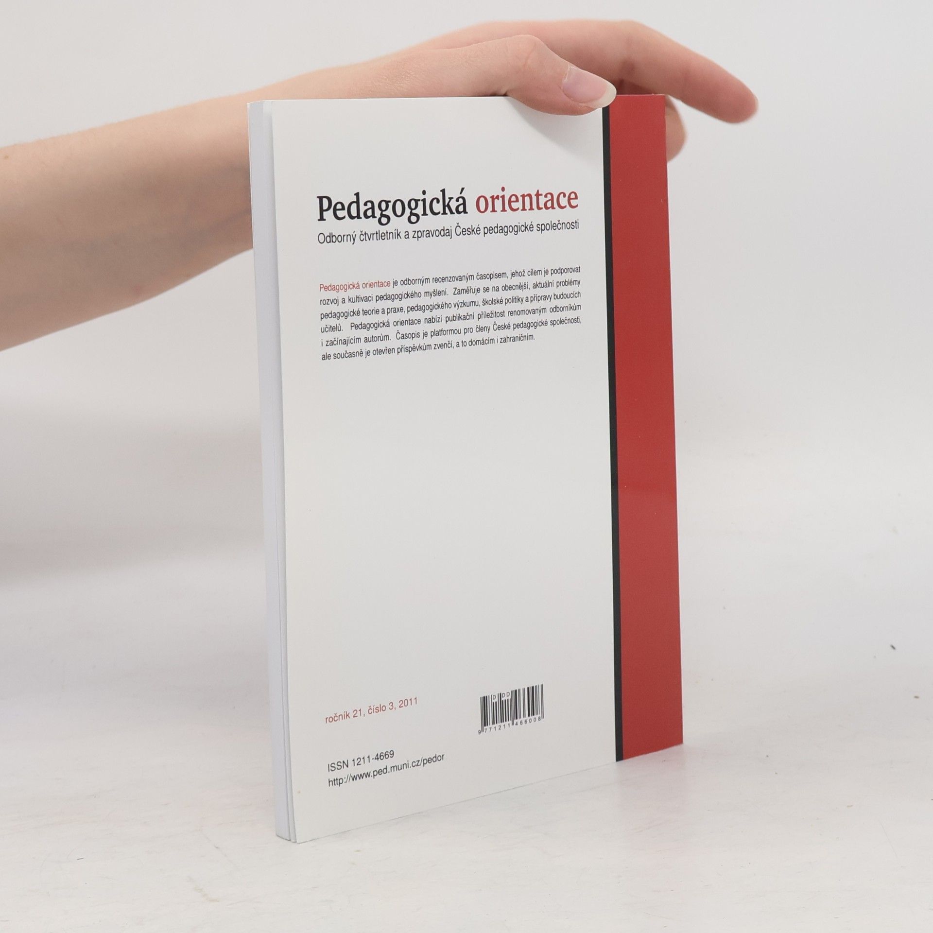Kolektiv autorů Pedagogická orientace 21/3