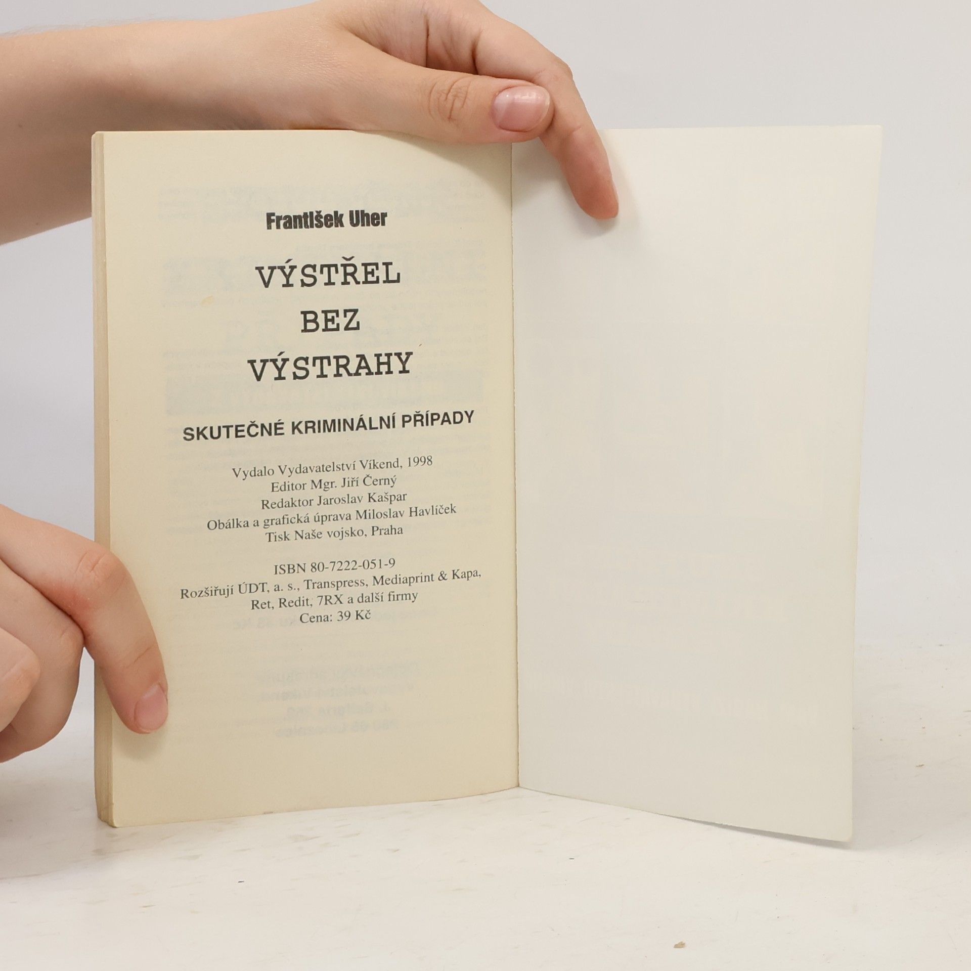 František Uher Výstřel bez výstrahy