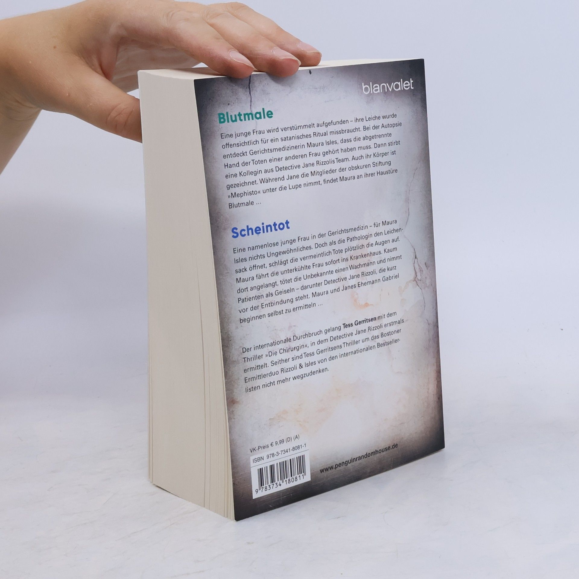 Tess Gerritsen Scheintot. Blutmale