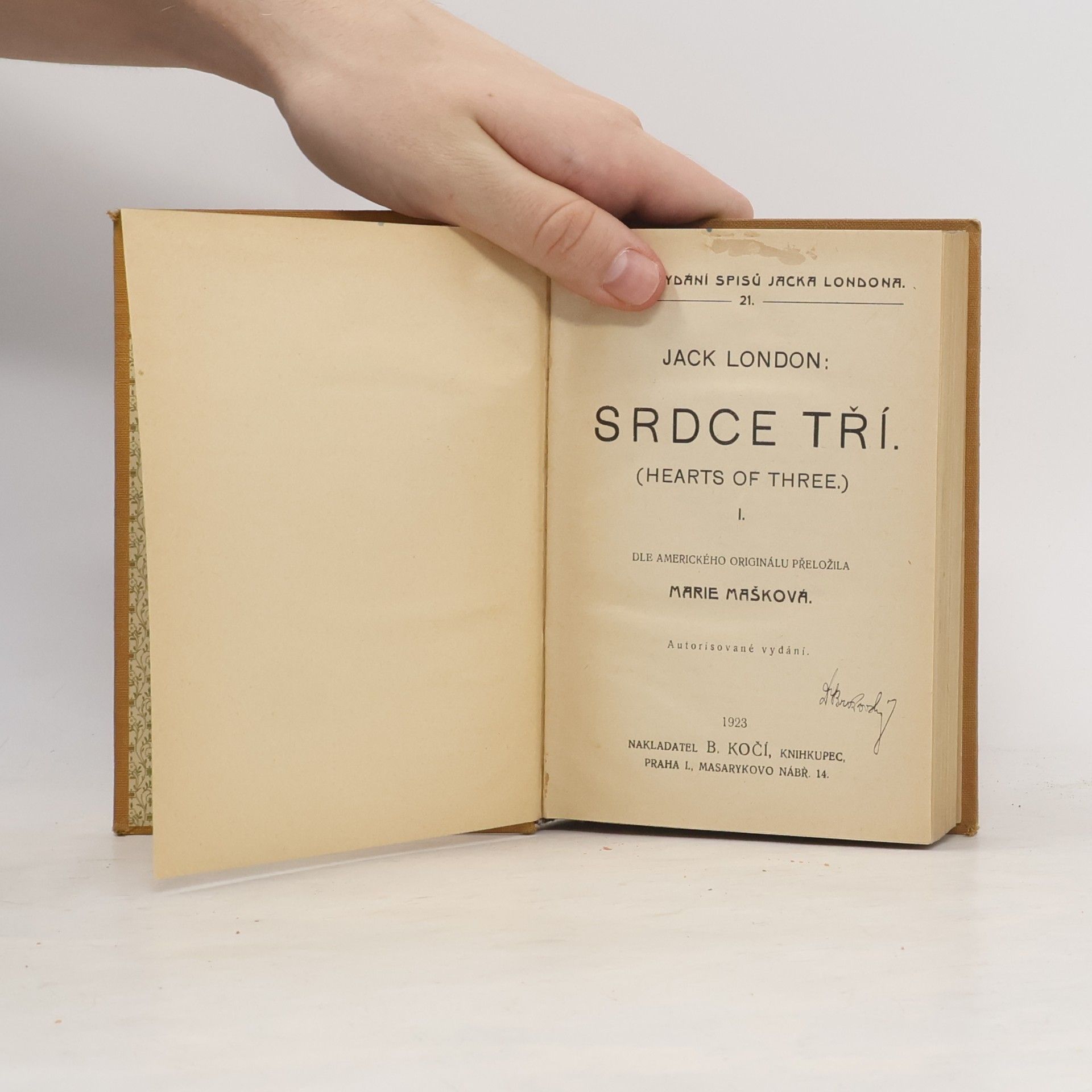 Jack London Srdce tří I.