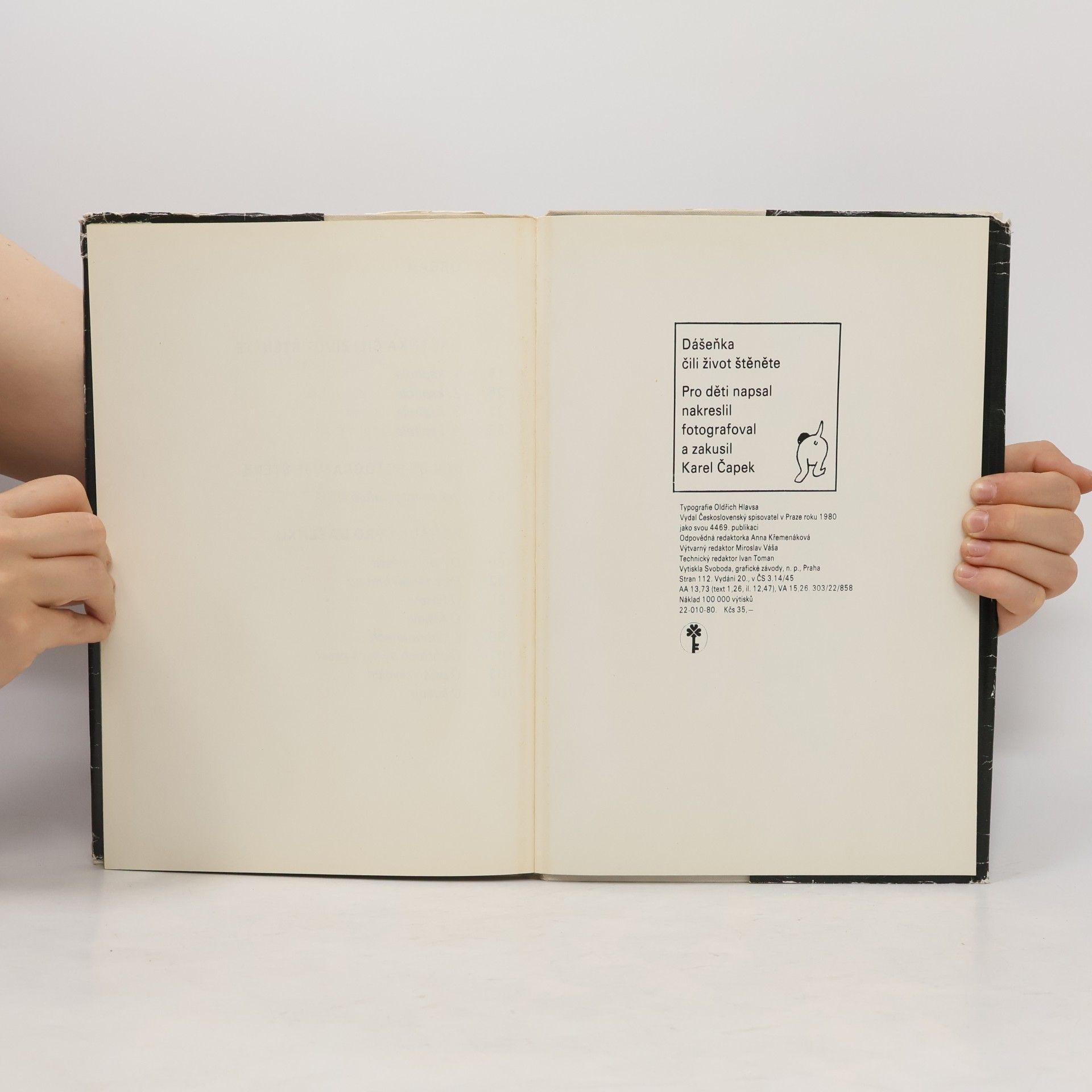 Karel Čapek Dášeňka čili život štěněte