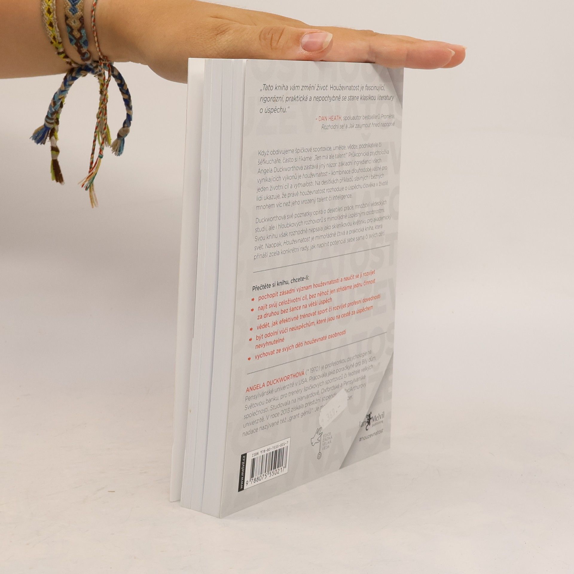 Angela Duckworth Houževnatost. Síla vytrvalosti a vášně