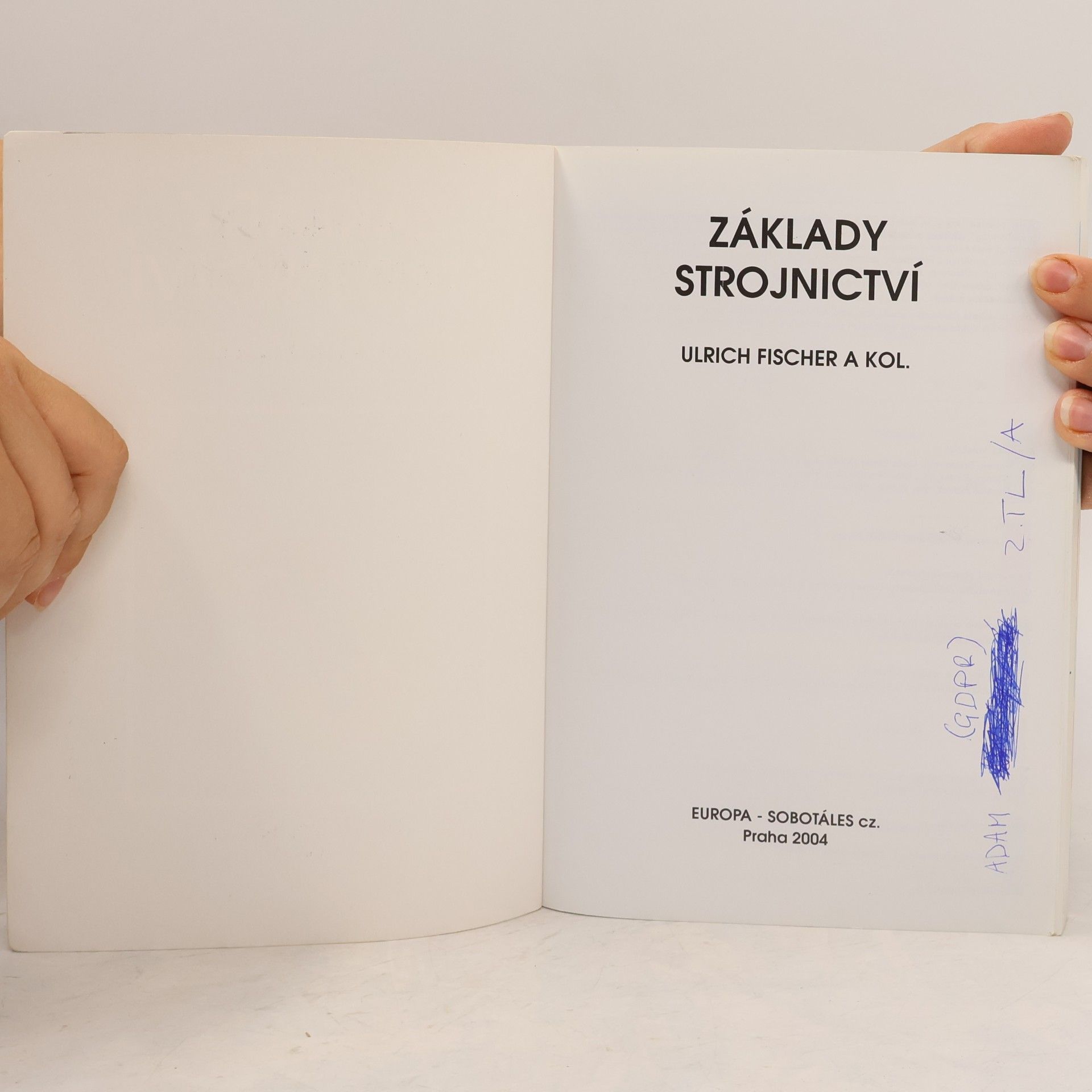 Wolfgang-Ulrich Fischer Základy strojnictví