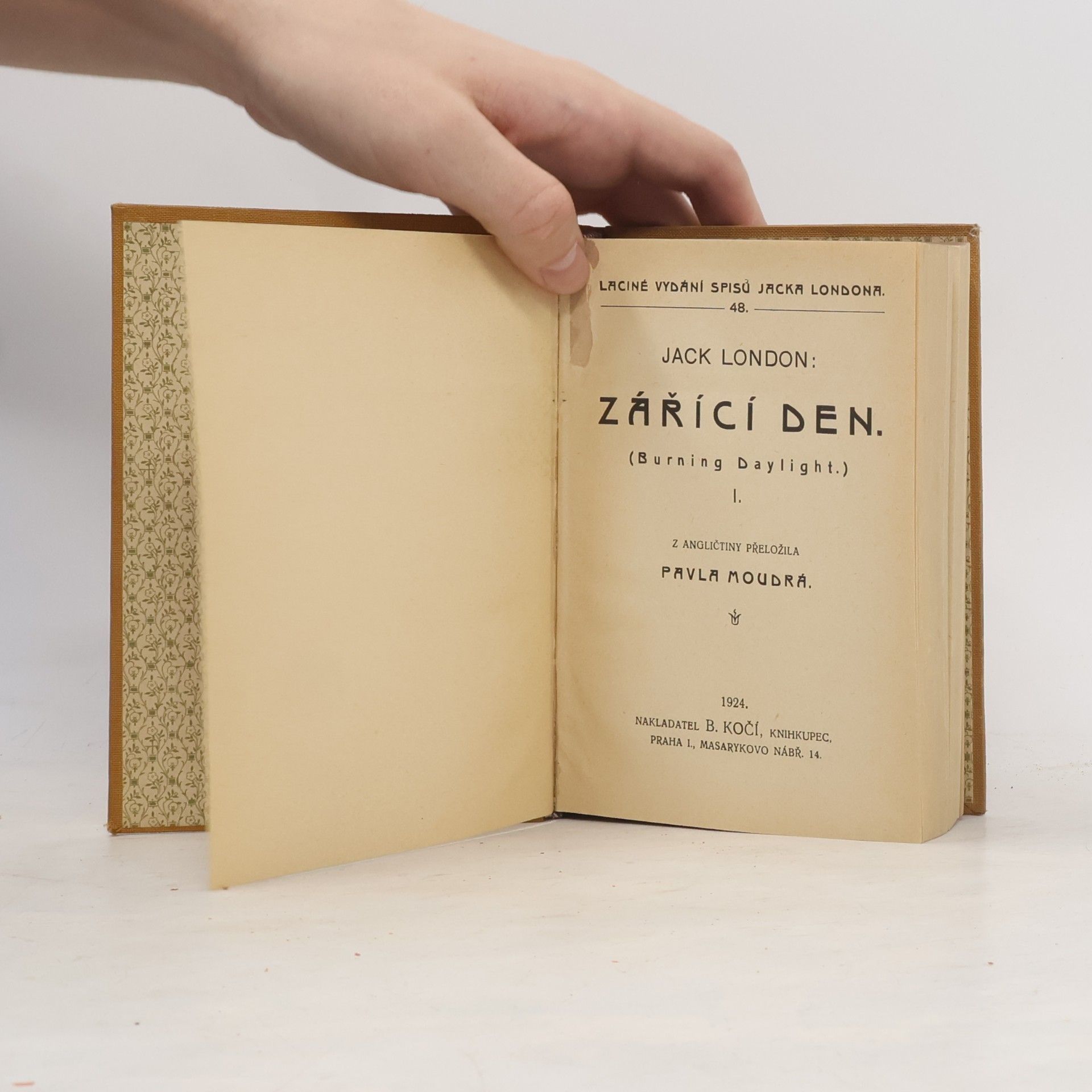 Jack London Zářící den I.