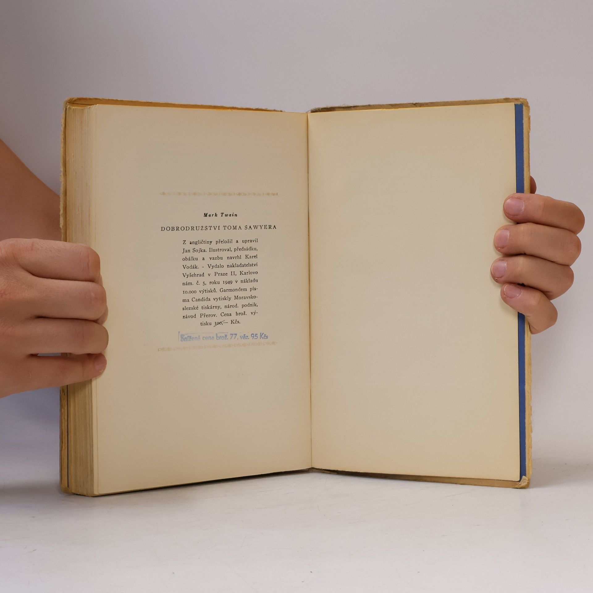 Mark Twain Dobrodružství Toma Sawyera