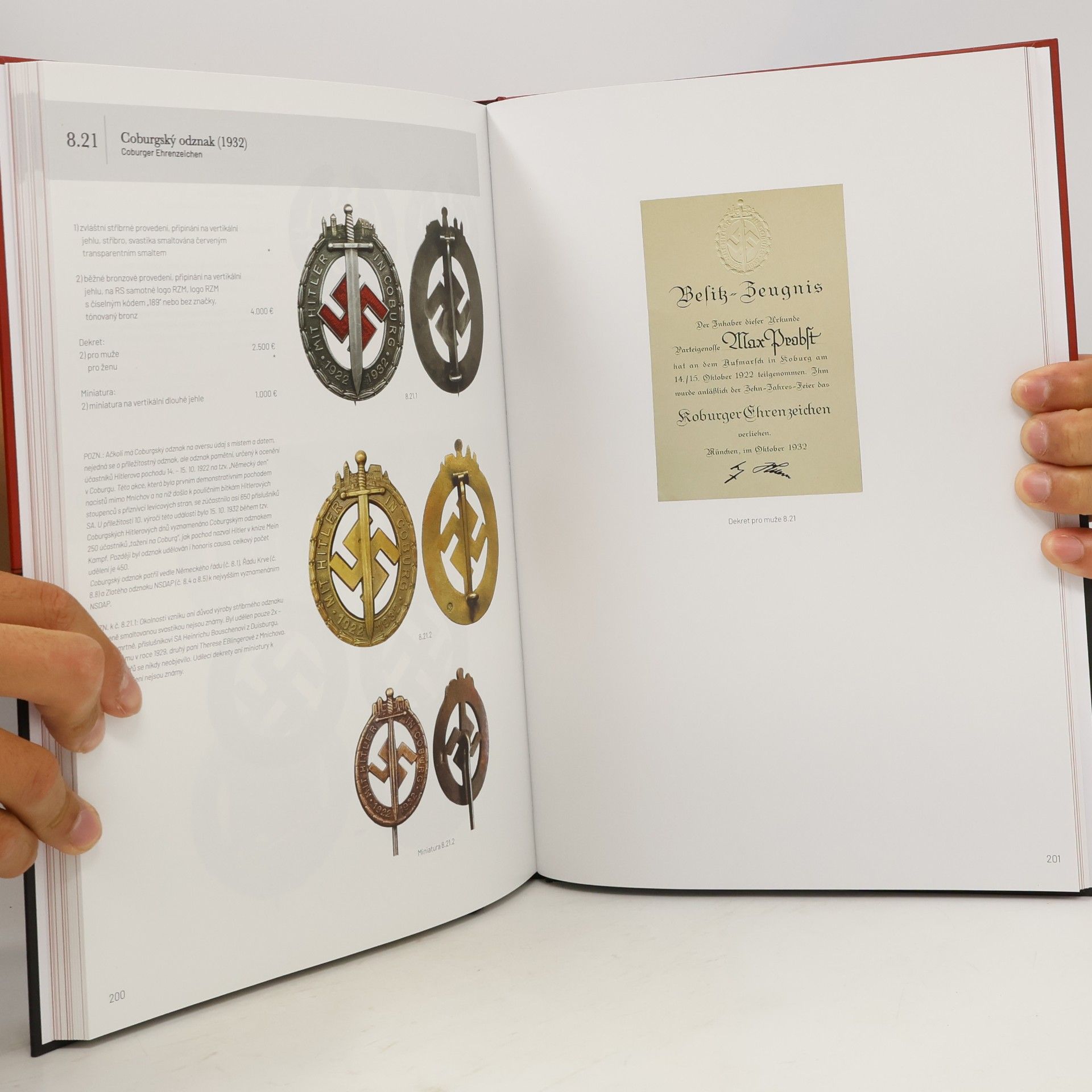 Marek Charvát Katalog německých vyznamenání I. 1933-1945