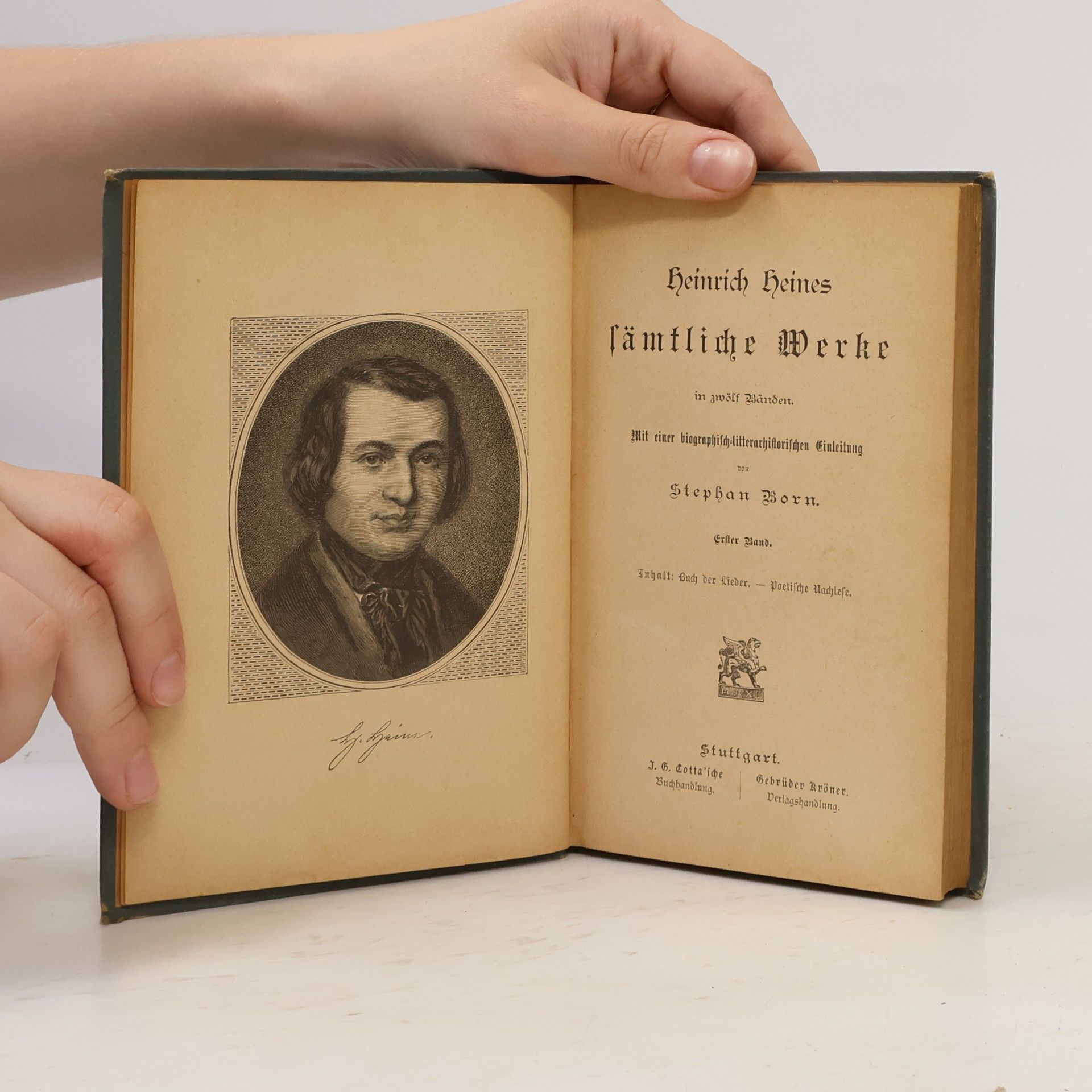 Stephan Born Heinrich Heines Sämtliche Werke
