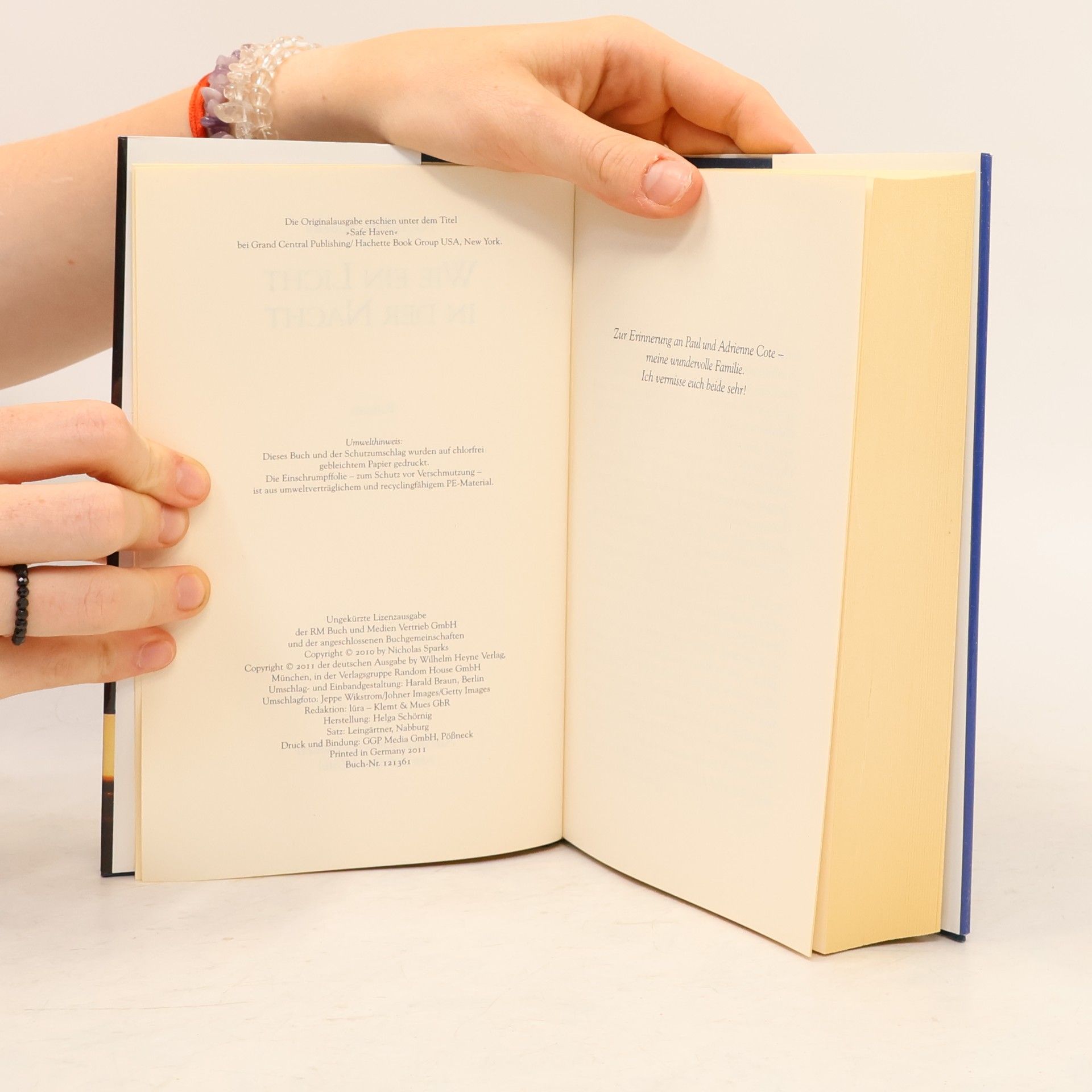Nicholas Sparks Wie ein Licht in der Nacht