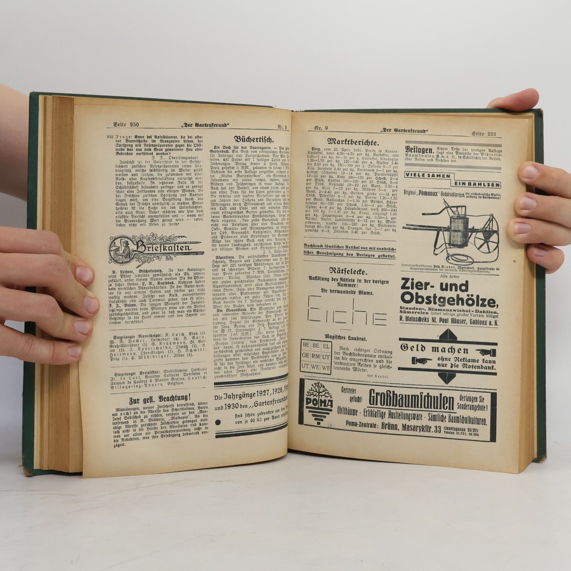 Autorenkollektiv Der Gartenfreund 1931