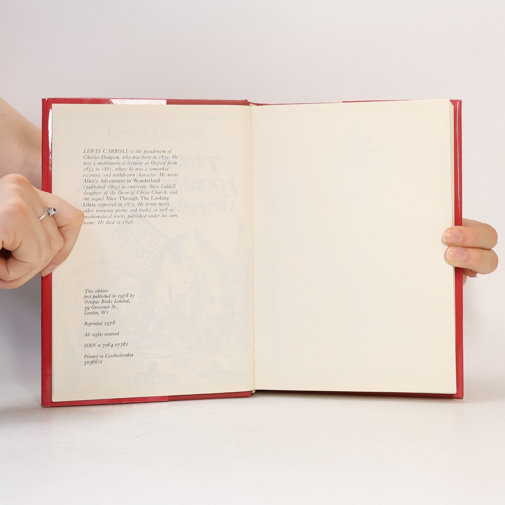Lewis Carroll Alice's Adventures in Wonderland & Through the Looking Glass
