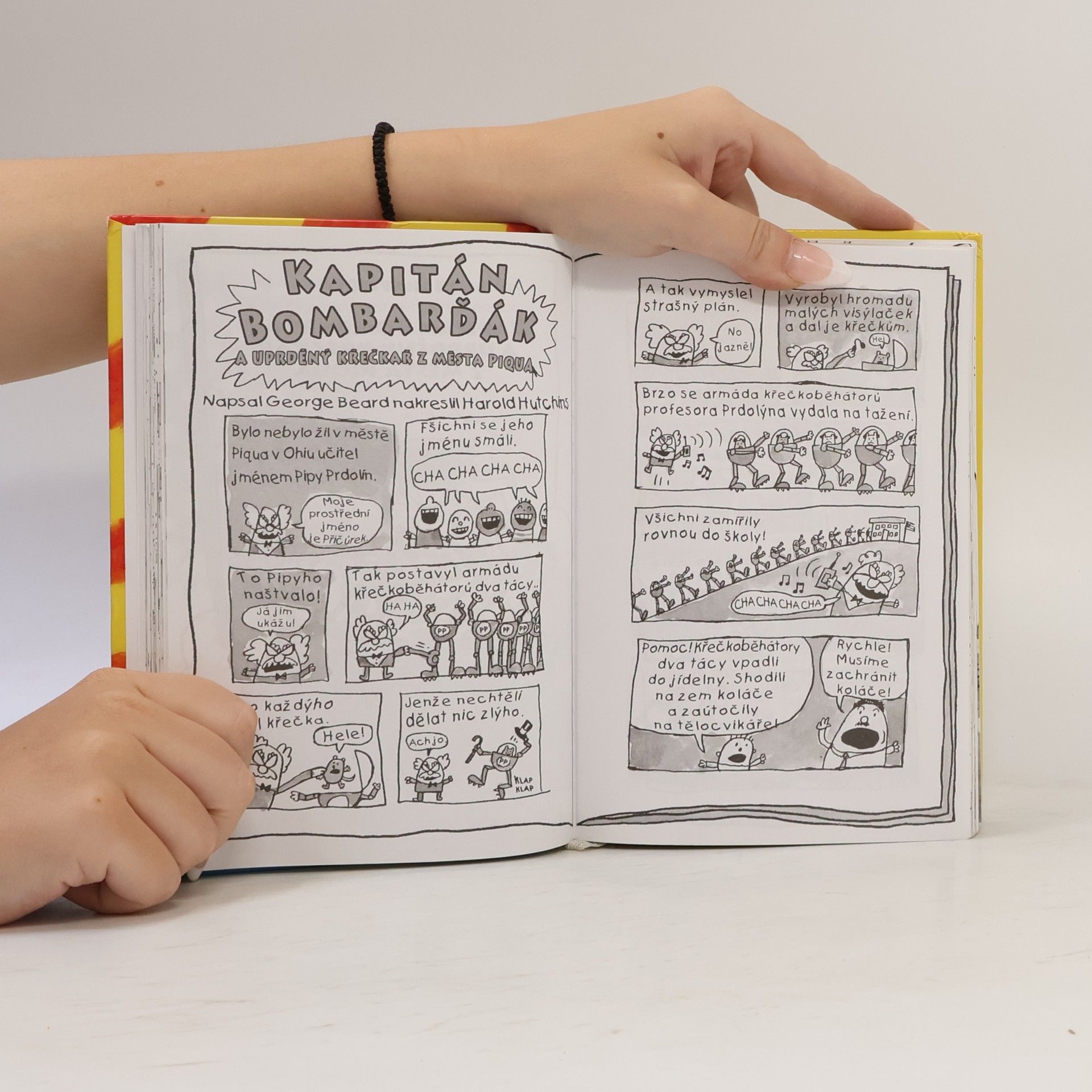 Dav Pilkey Kapitán Bombarďák a podivný plán profesora Prdolína