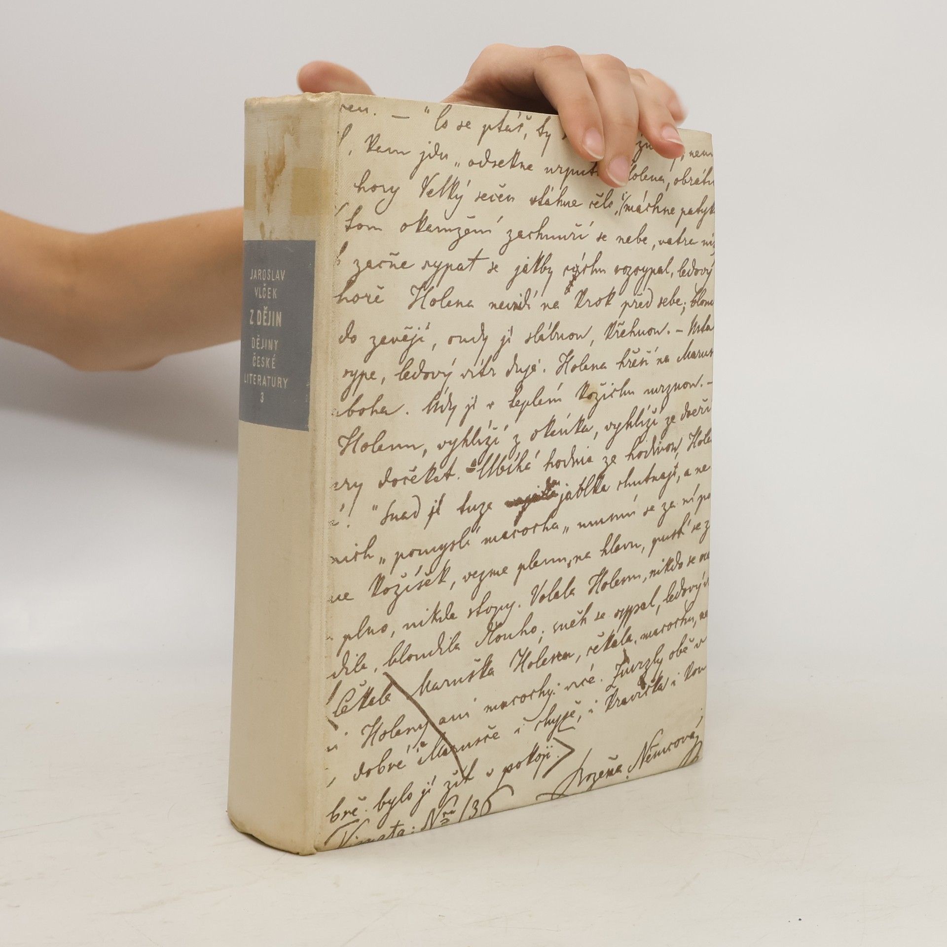 Jaroslav Vlček Z dějin. Dějiny české literatury III