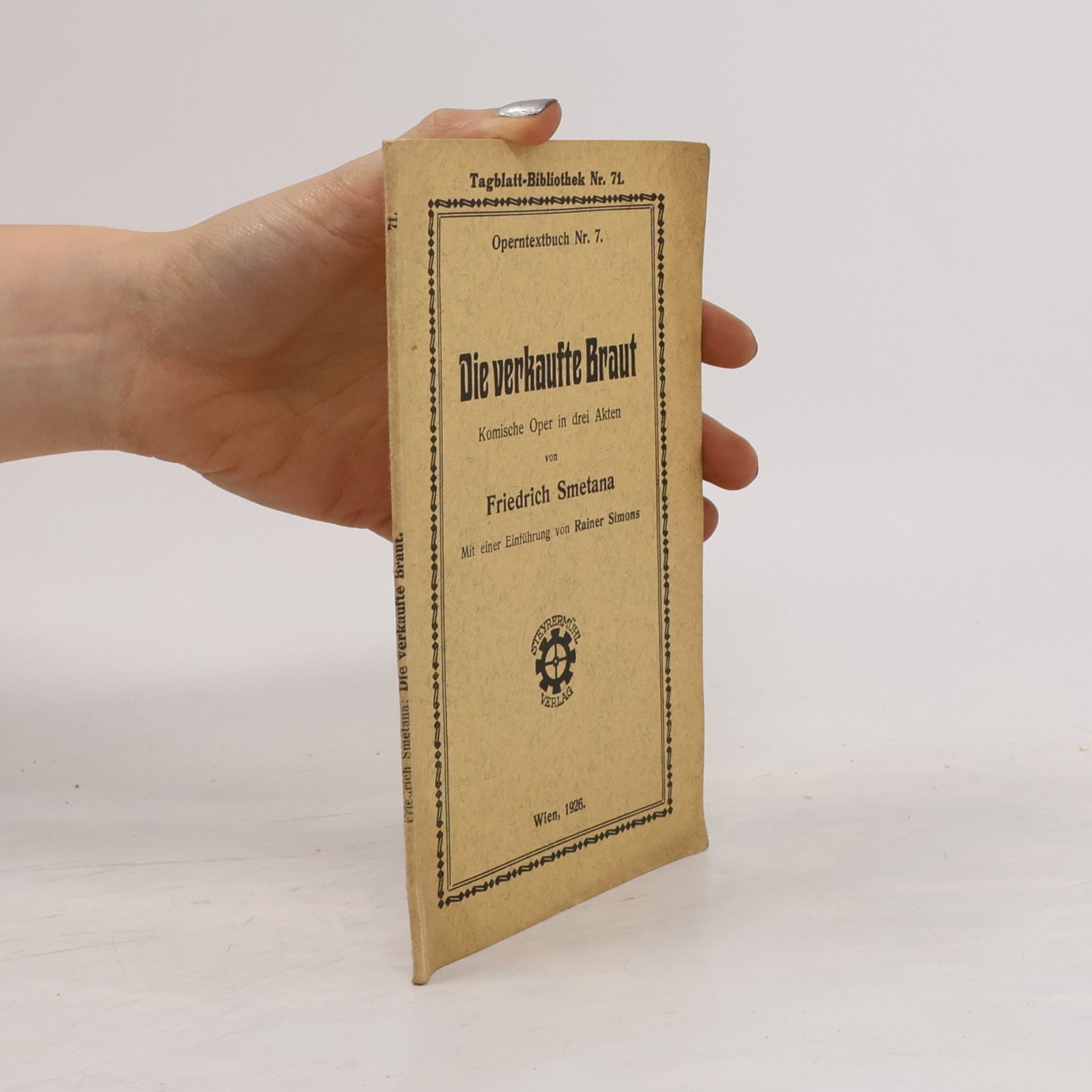 Bedřich Smetana Die verkaufte Braut