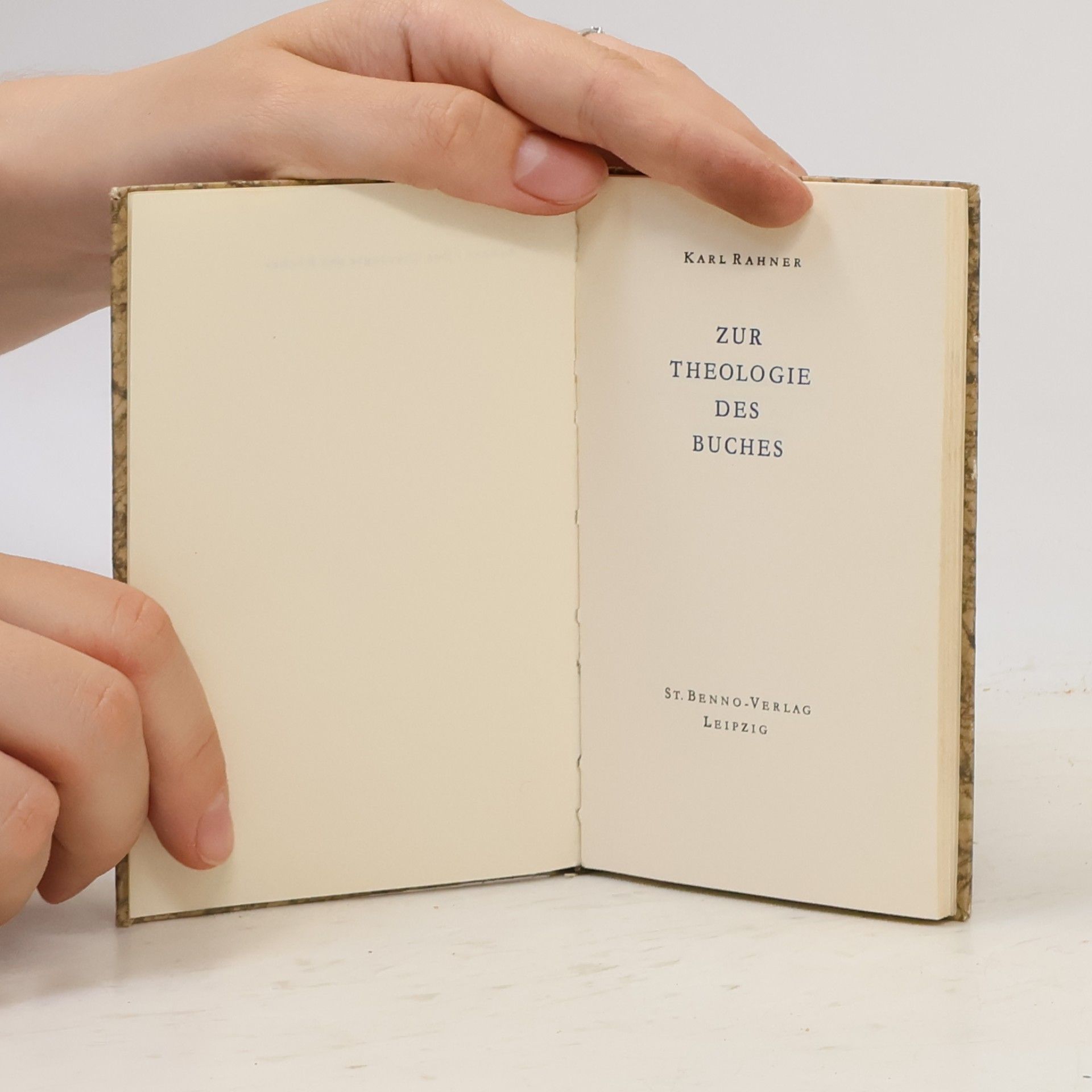 Karl Rahner Zur Theologie des Buches