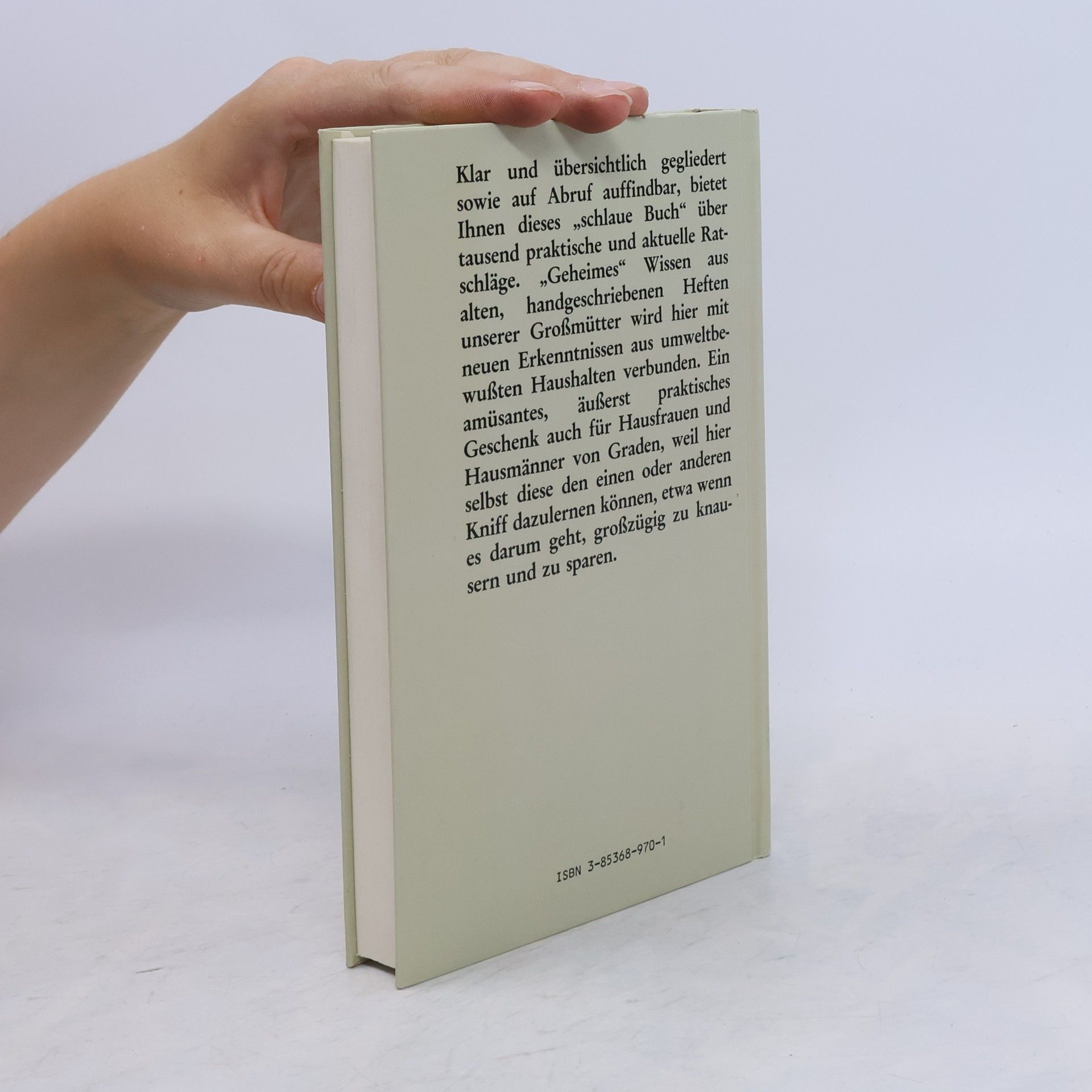 Hertha Grünacker Das schlaue Buch für Küche, Haus und Wäschekorb.