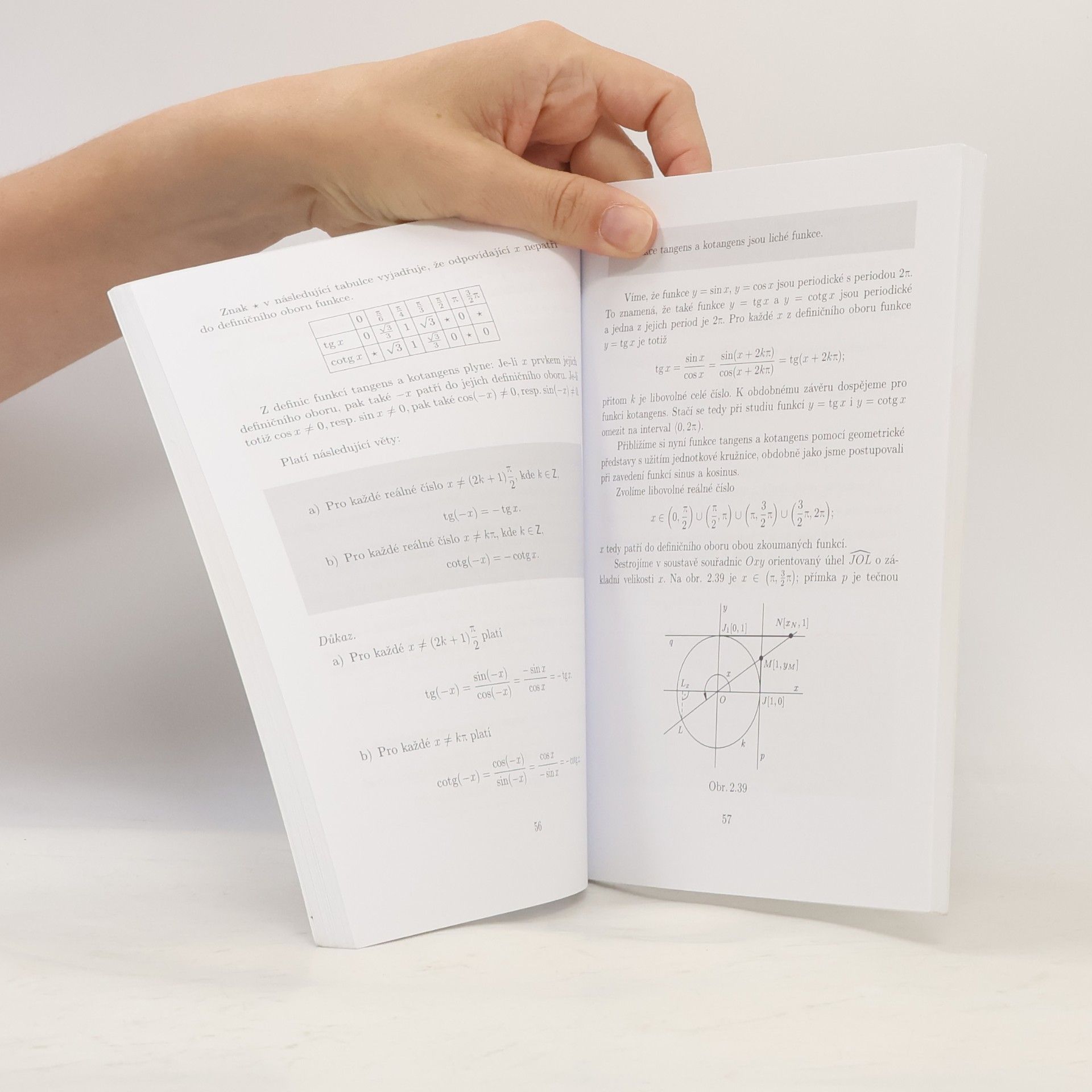 Oldřich Odvárko Matematika pro gymnázia. Goniometrie