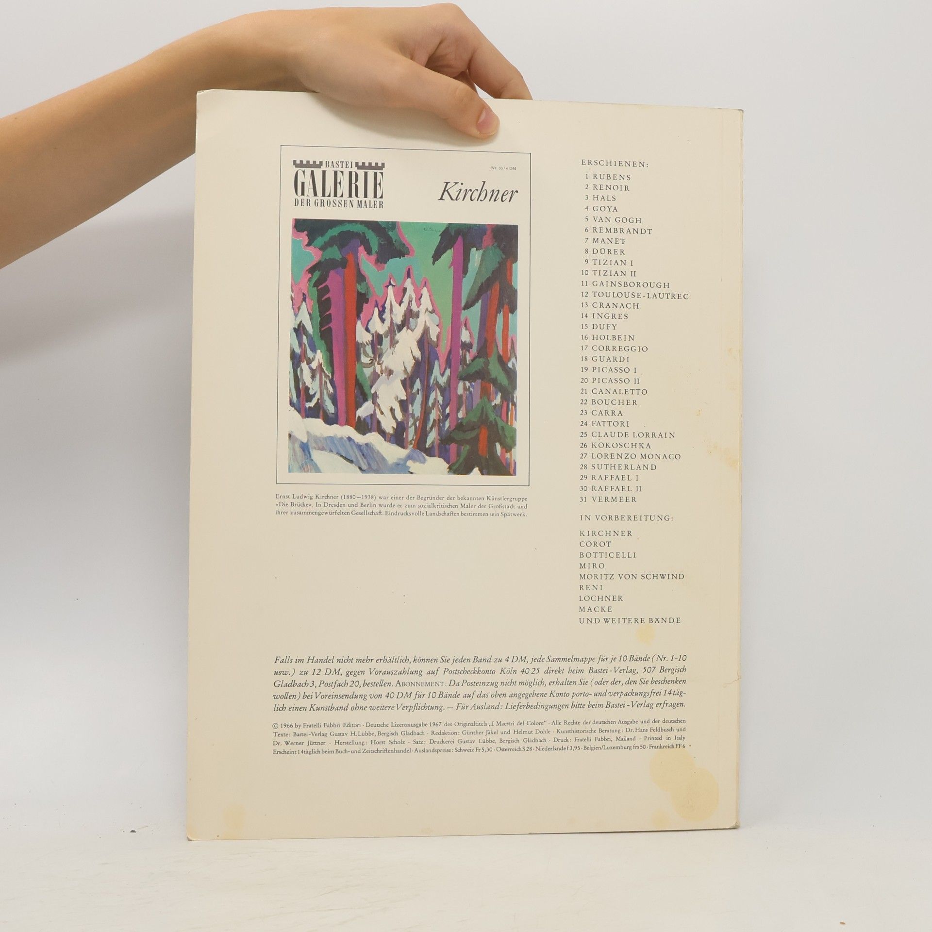 Autorenkollektiv Bastei Galerie der Grossen Maler 32. Grünewald