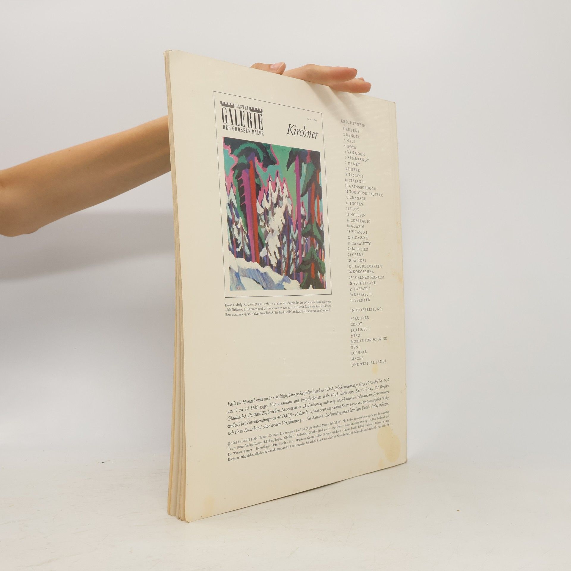 Autorenkollektiv Bastei Galerie der Grossen Maler 32. Grünewald