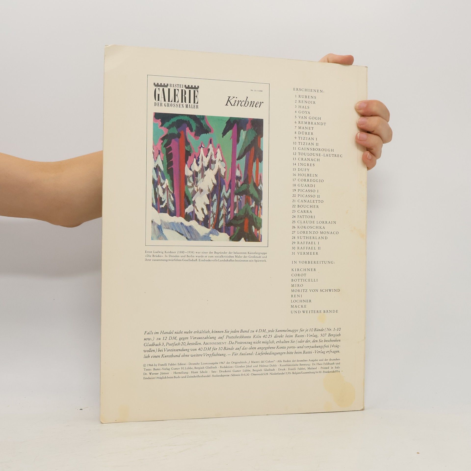 Autorenkollektiv Bastei Galerie der Grossen Maler 32. Grünewald