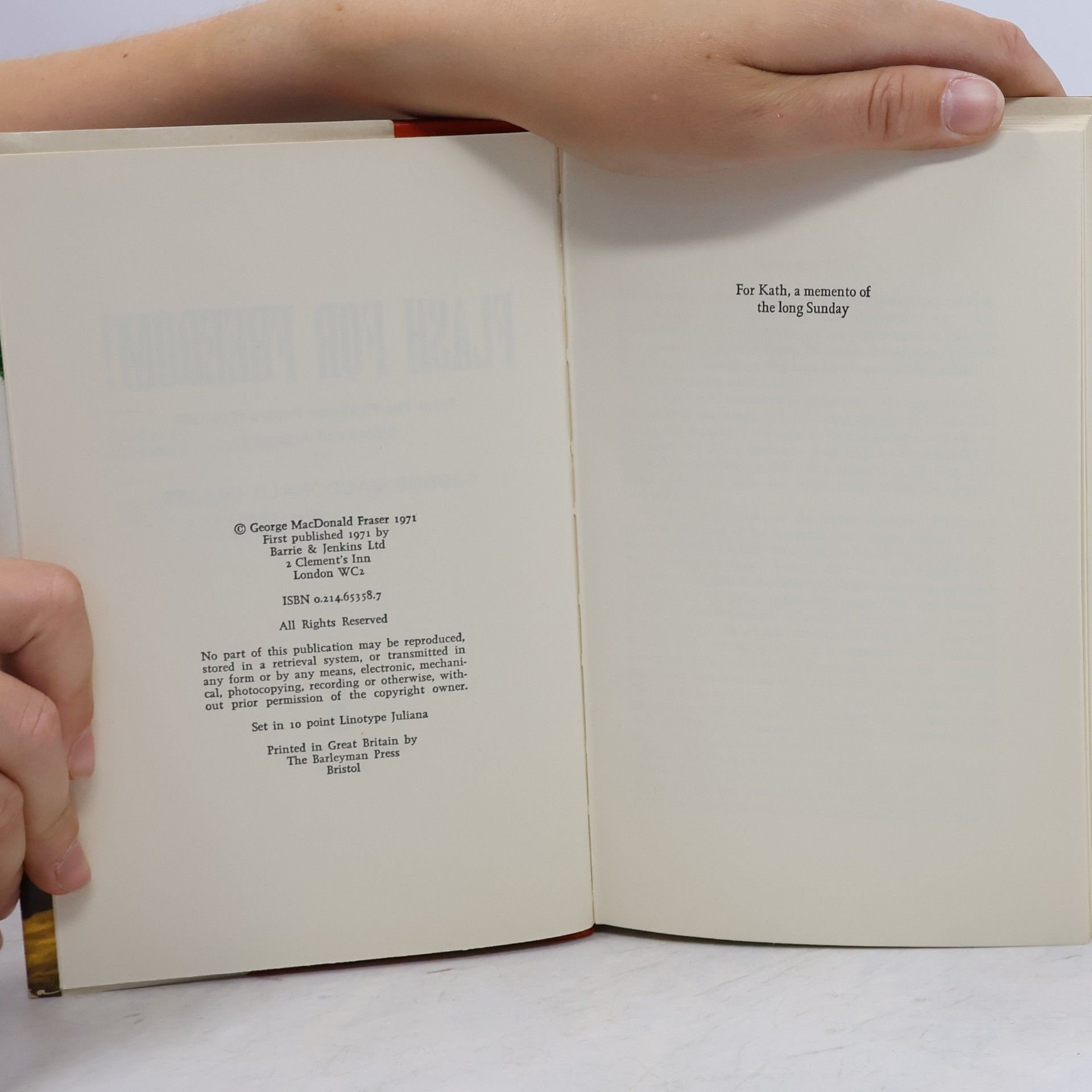 George MacDonald Fraser Flash for Freedom!