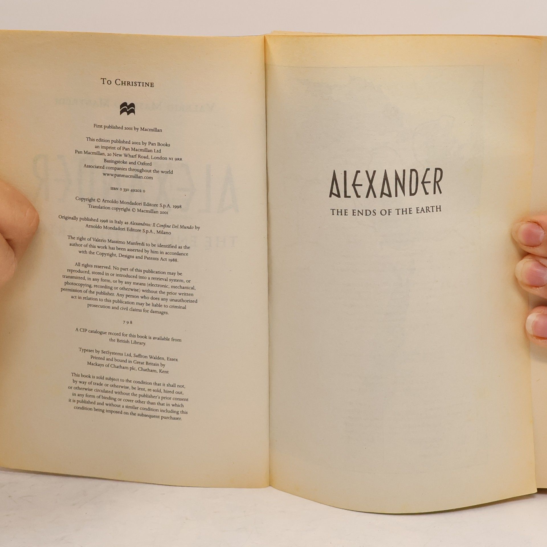 Valerio Massimo Manfredi Alexander - 3: The Ends of the Earth