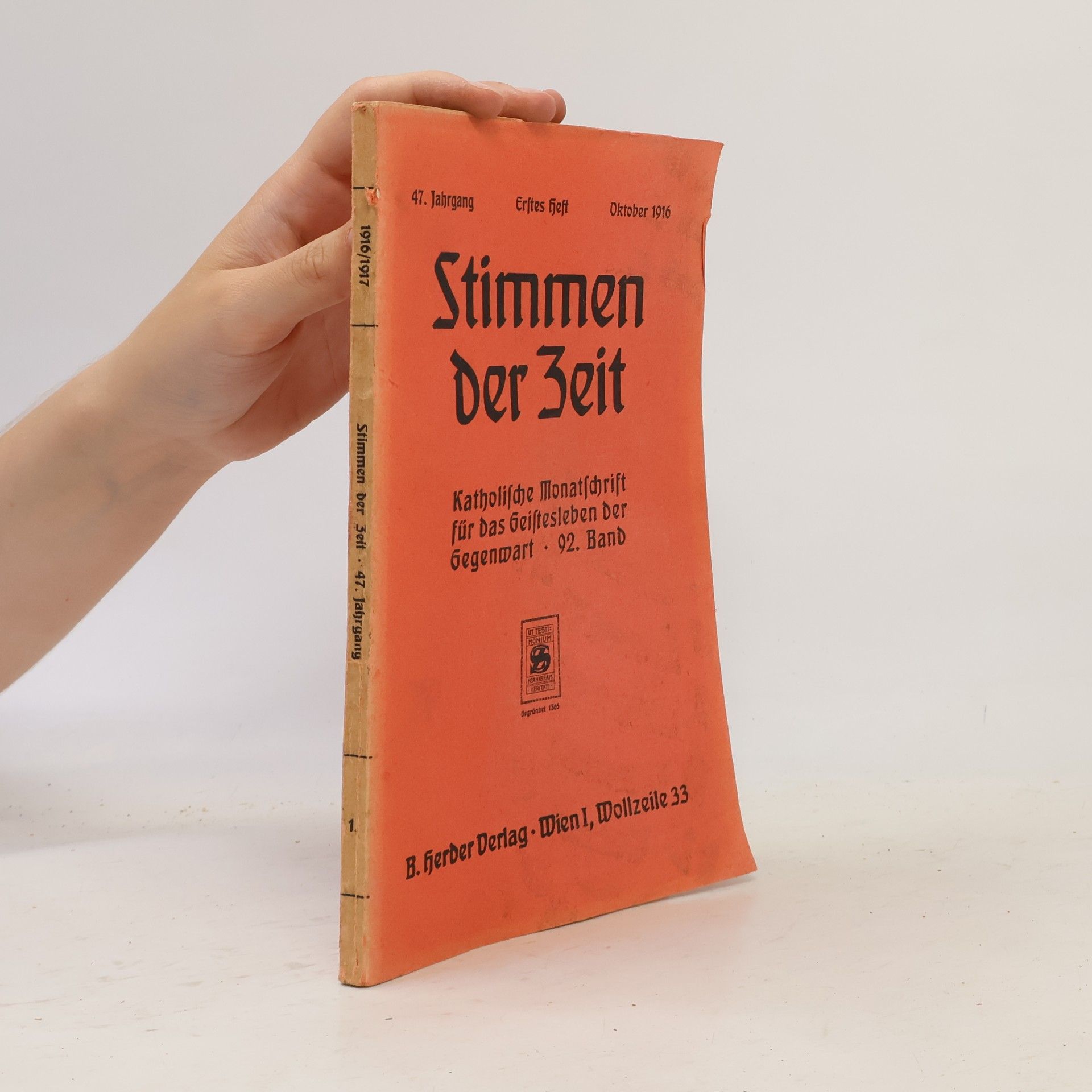 Autores varios Stimmen der Zeit 1/1916