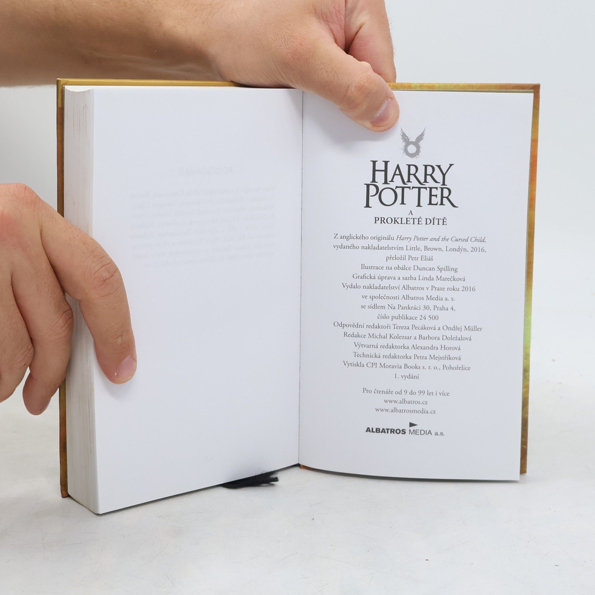 Jack Thorne Harry Potter a prokleté dítě